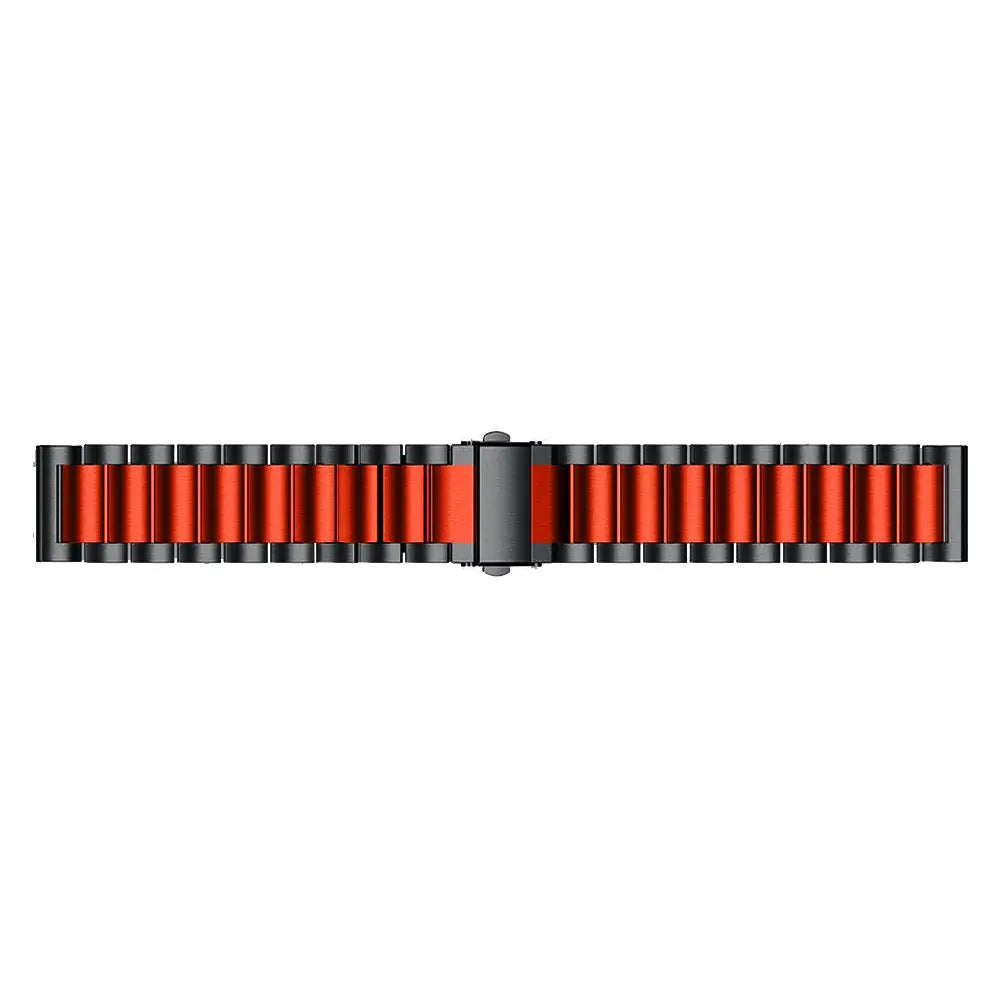 Garmin Forerunner 170 Steel Strap (Black/Red)