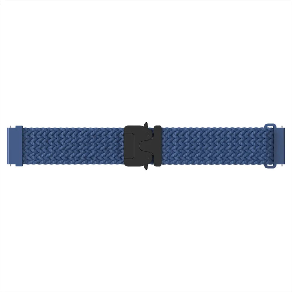 Bracelet tressé boucle en P Garmin Forerunner 70 (bleu)