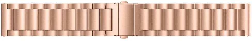 Bracelet acier Fitbit Versa (or rose)