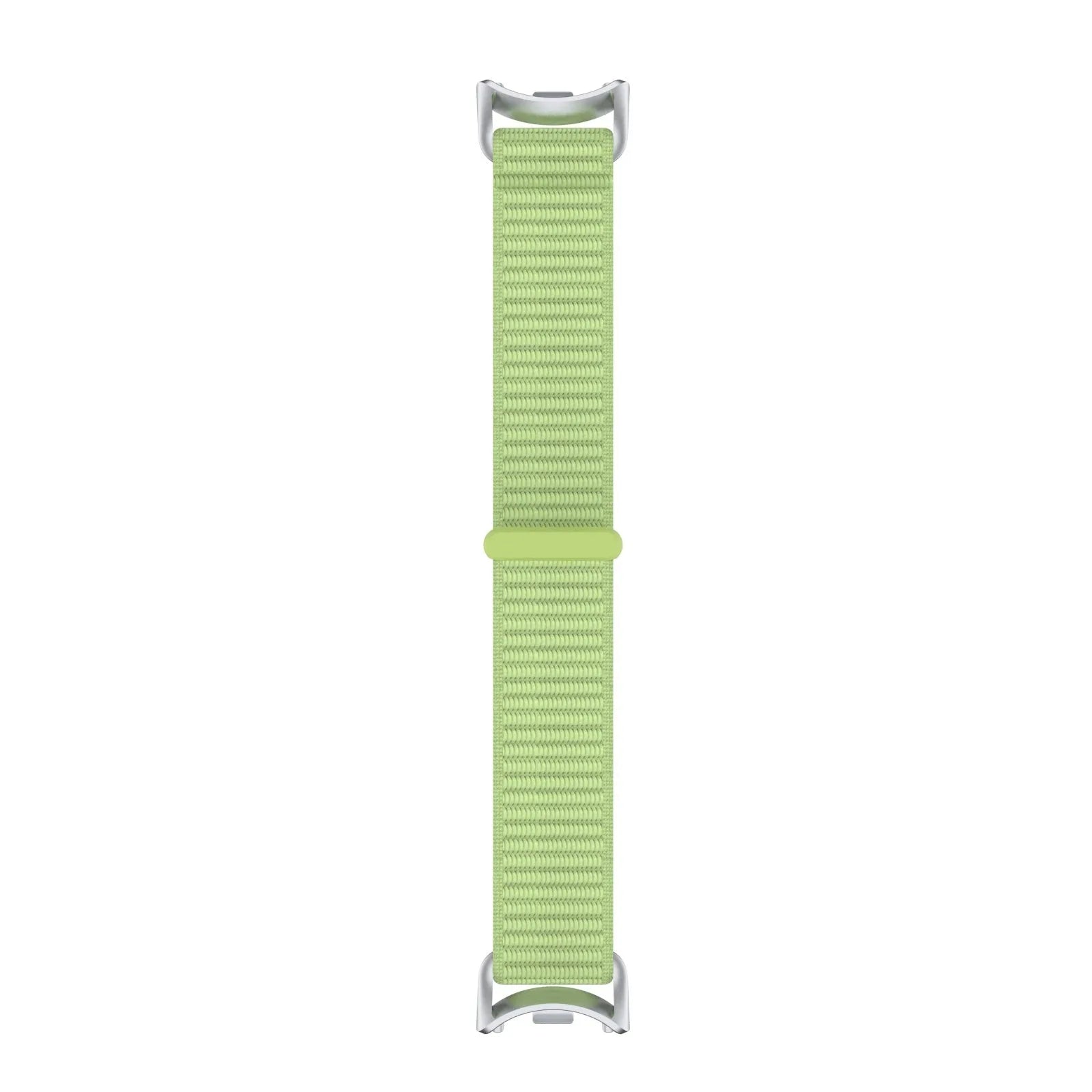 Modern Nylon Strap, field green, laid flat, joined, direct top view