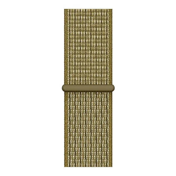 Nylon Strap, olive, laid flat, joined, direct top view