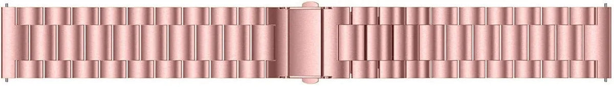 Steel Strap, pink, laid flat, joined, direct top view