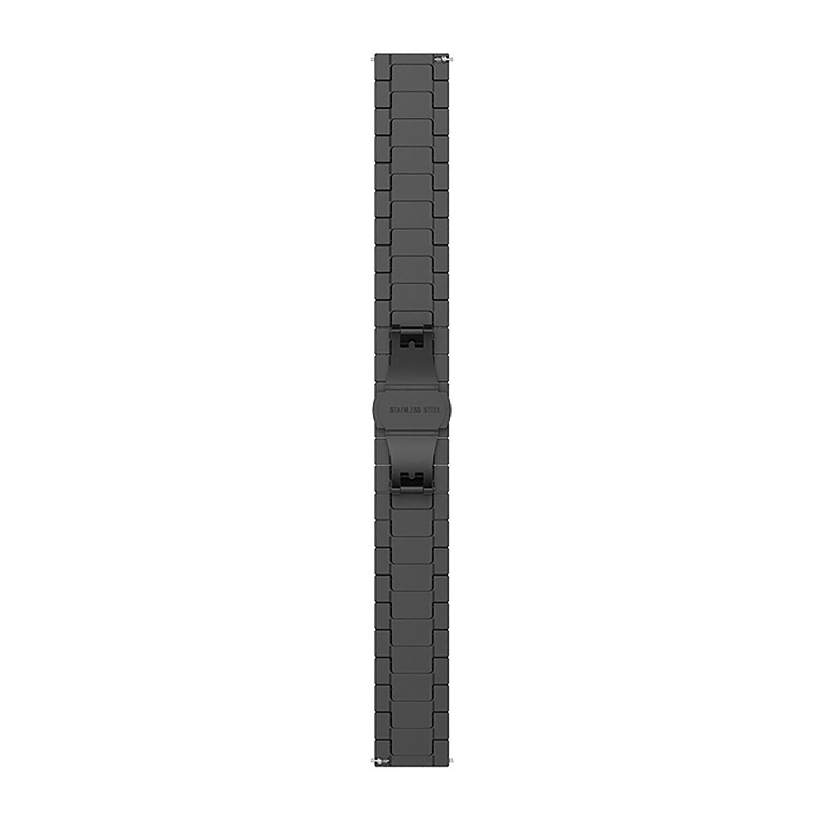 Bracelet acier Huawei Watch 5 - 42mm (noir)
