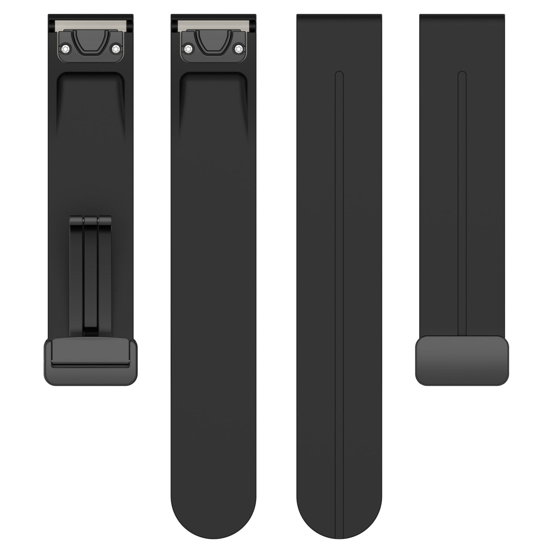 Bracelet silicone avec boucle-D Garmin Tactix 7 Pro (noir)