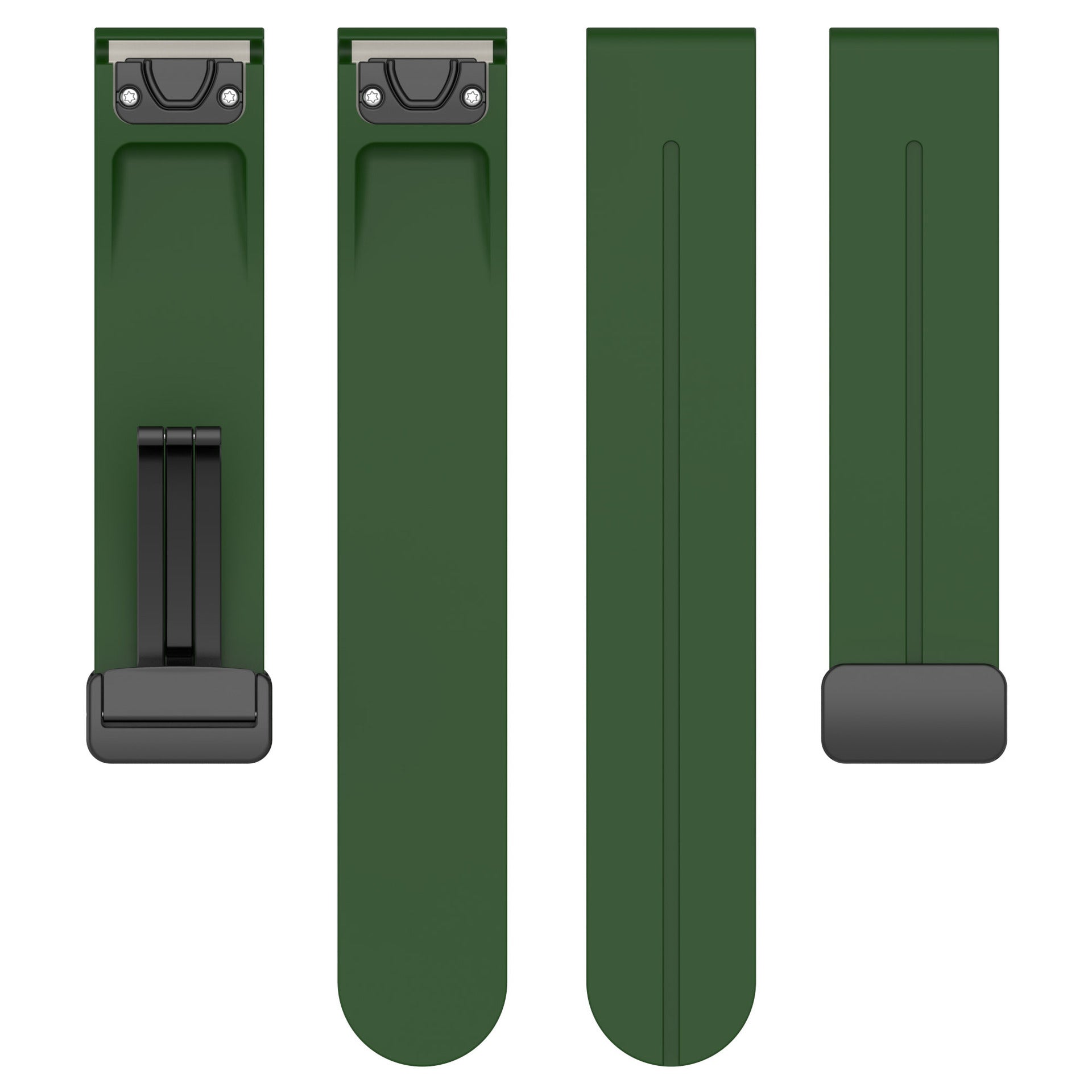 Garmin Descent MK1 D-Buckle Silicone Strap (Army Green)