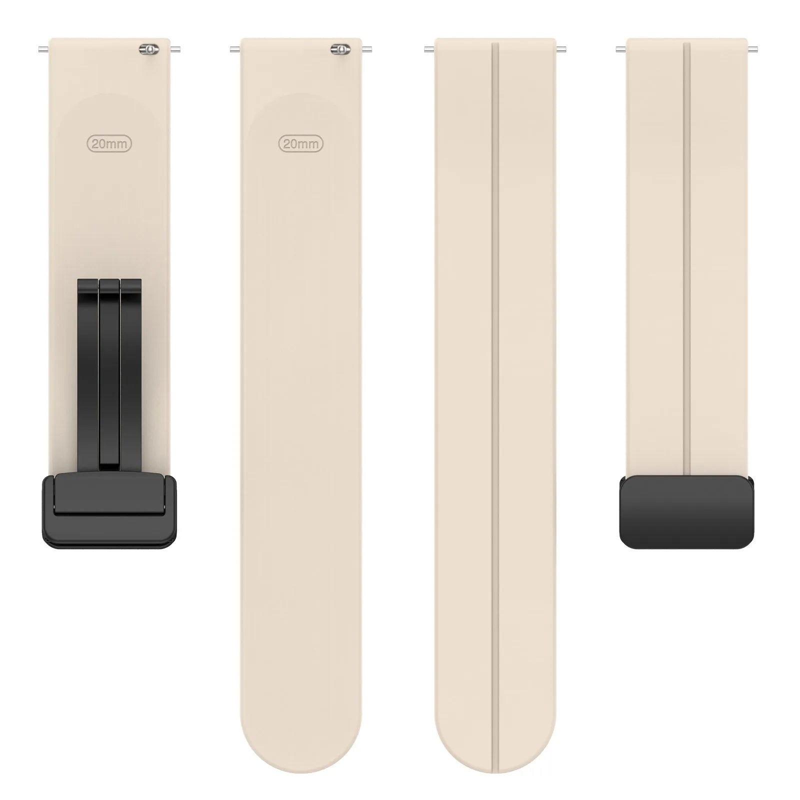 Amazfit Bip 3 (Pro) D-Buckle Silicone Strap (Starlight)