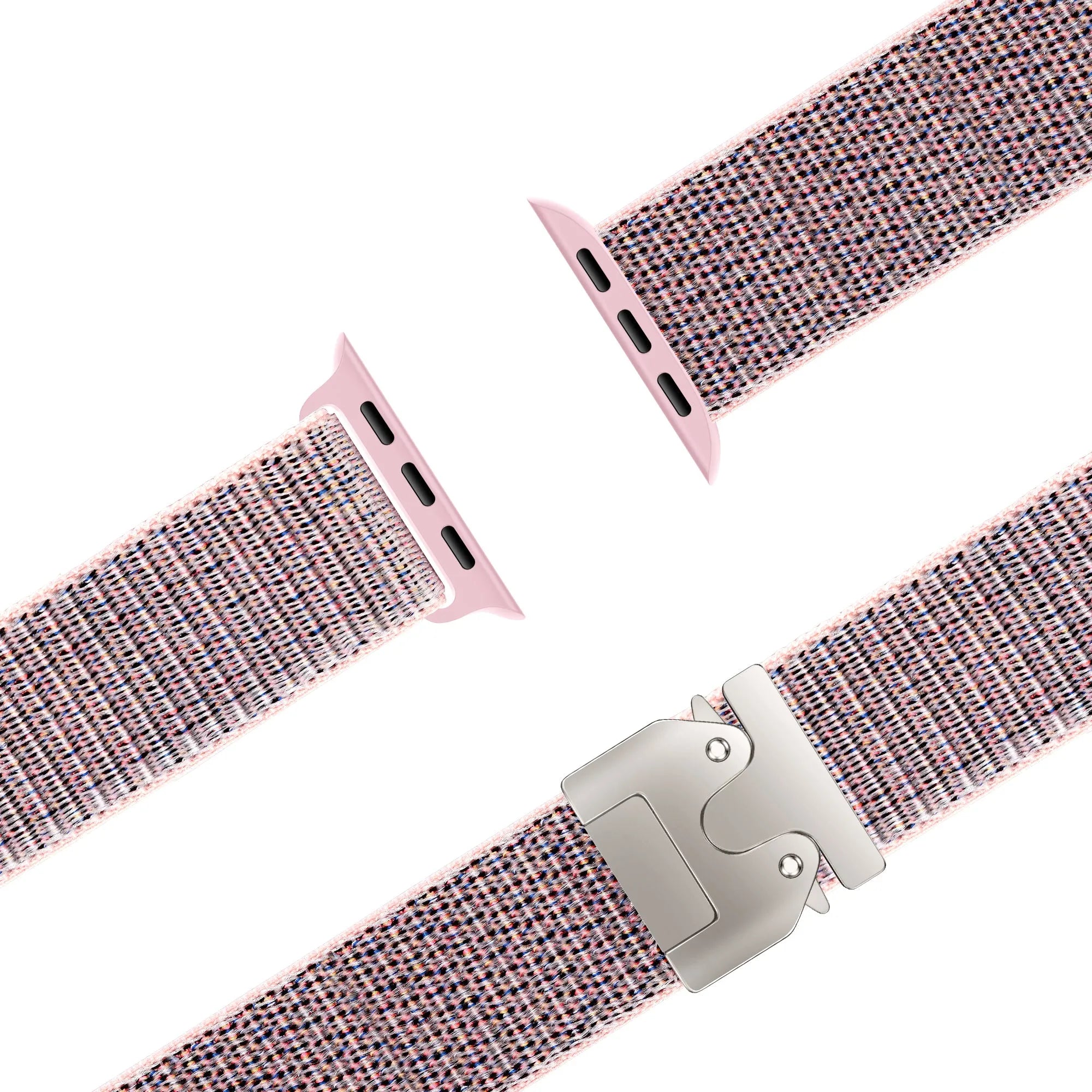 Bandz Bracelet nylon 'Classique' avec P-buckle Apple Watch (sable rose)