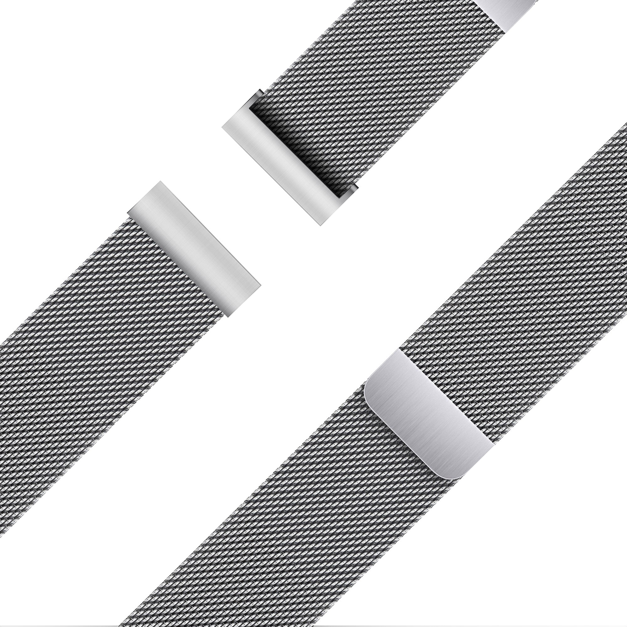 Bandz Bracelet milanais Loop Garmin Forerunner 255s (argent)