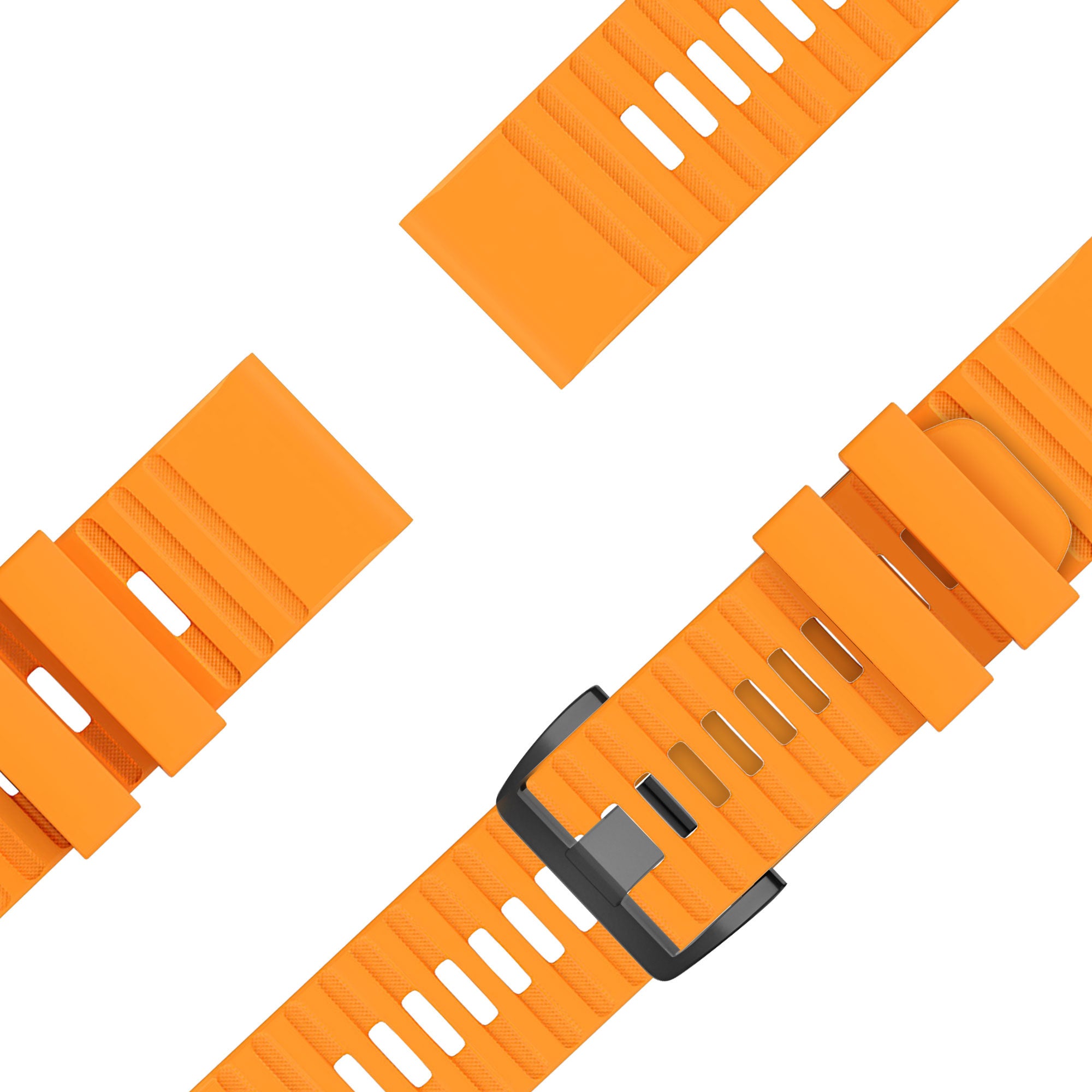 Bandz Garmin Descent MK1 Buckled Silicone Strap (Orange)