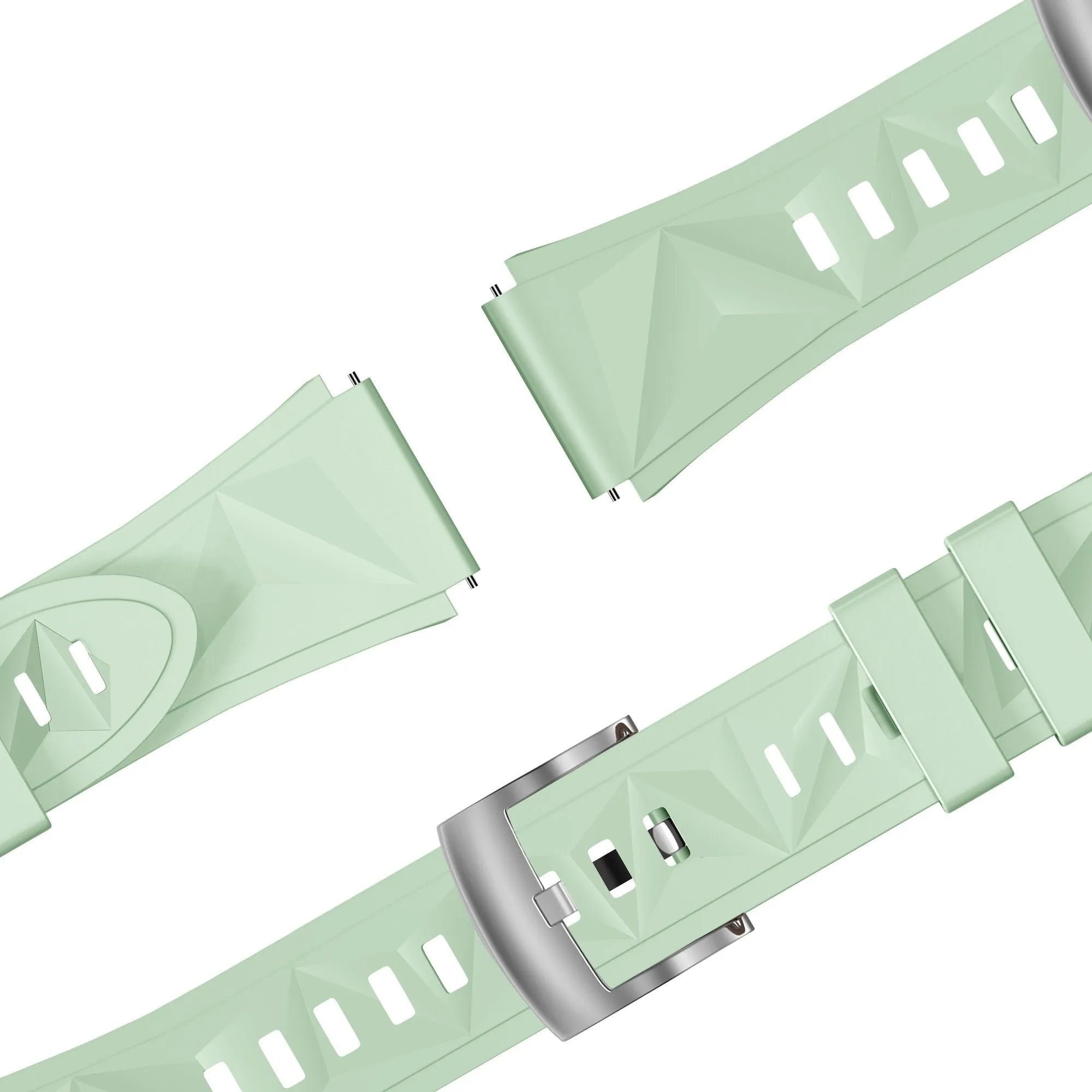 Bandz Bracelet silicone 'Easy Fit' OnePlus Watch 3 - 43mm (vert clair)