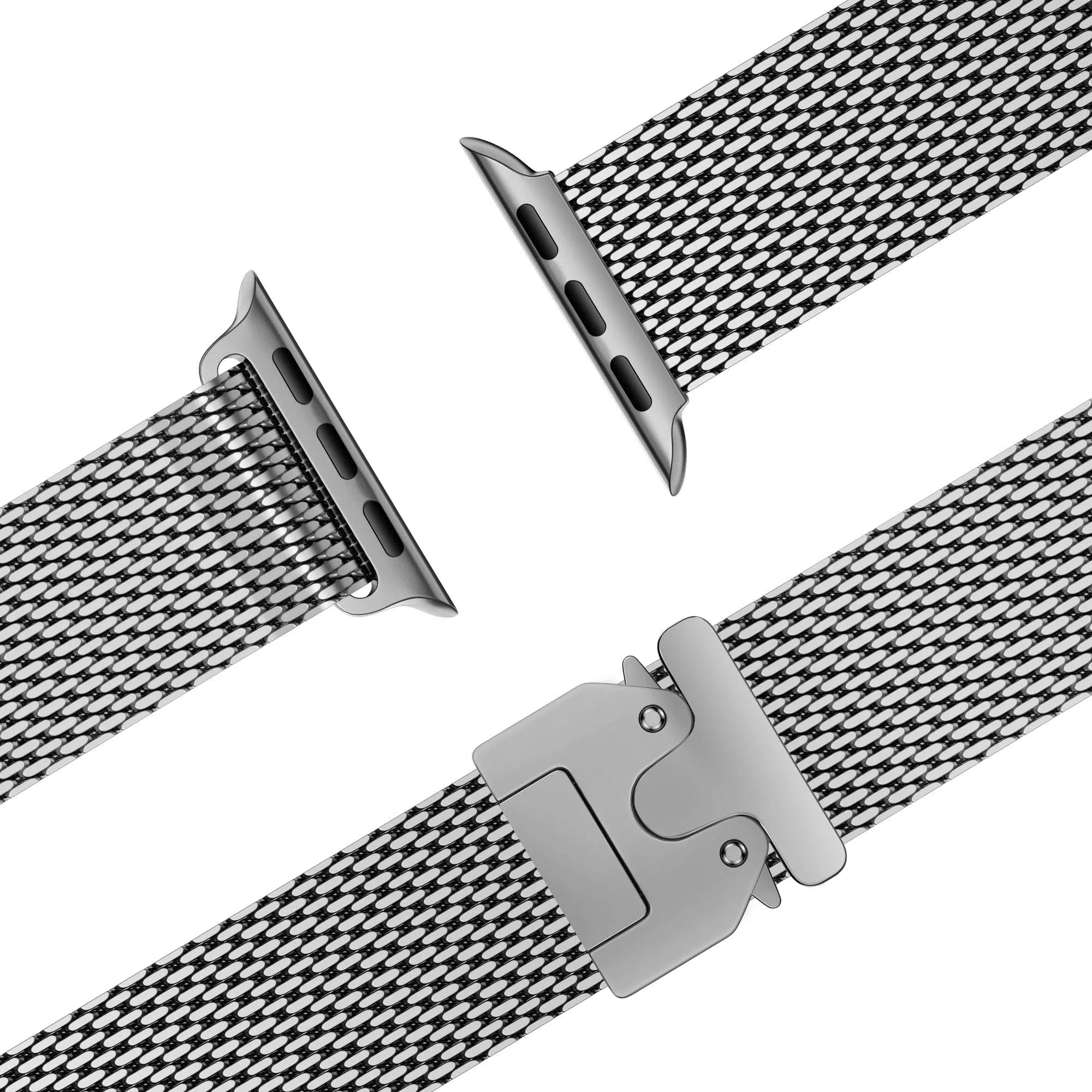 Bandz Bracelet Milanais Loop avec P-buckle Apple Watch (argent)