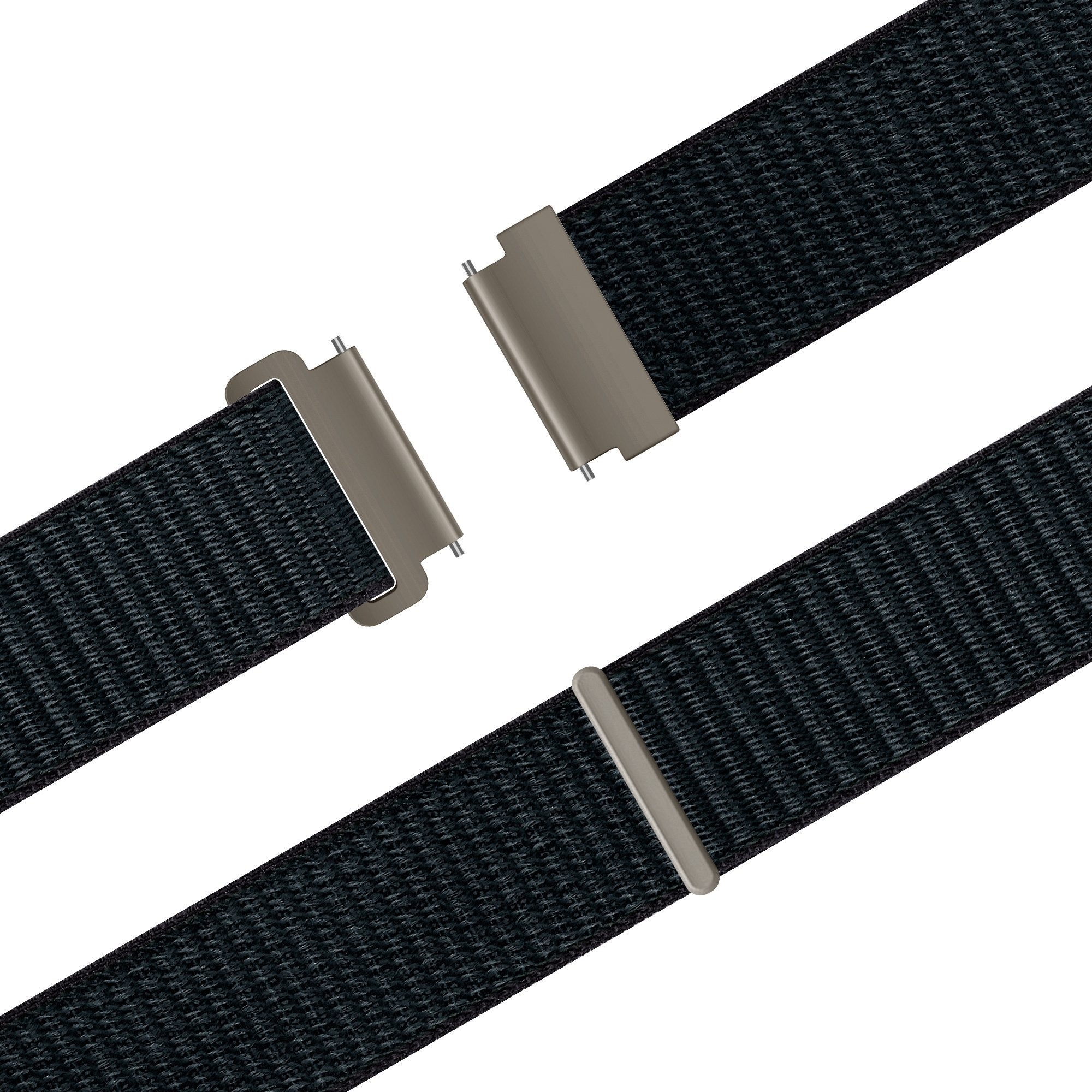 Bandz Bracelet nylon 'Easy Fit' Samsung Galaxy Watch 4 Classic 42mm (bleu/gris