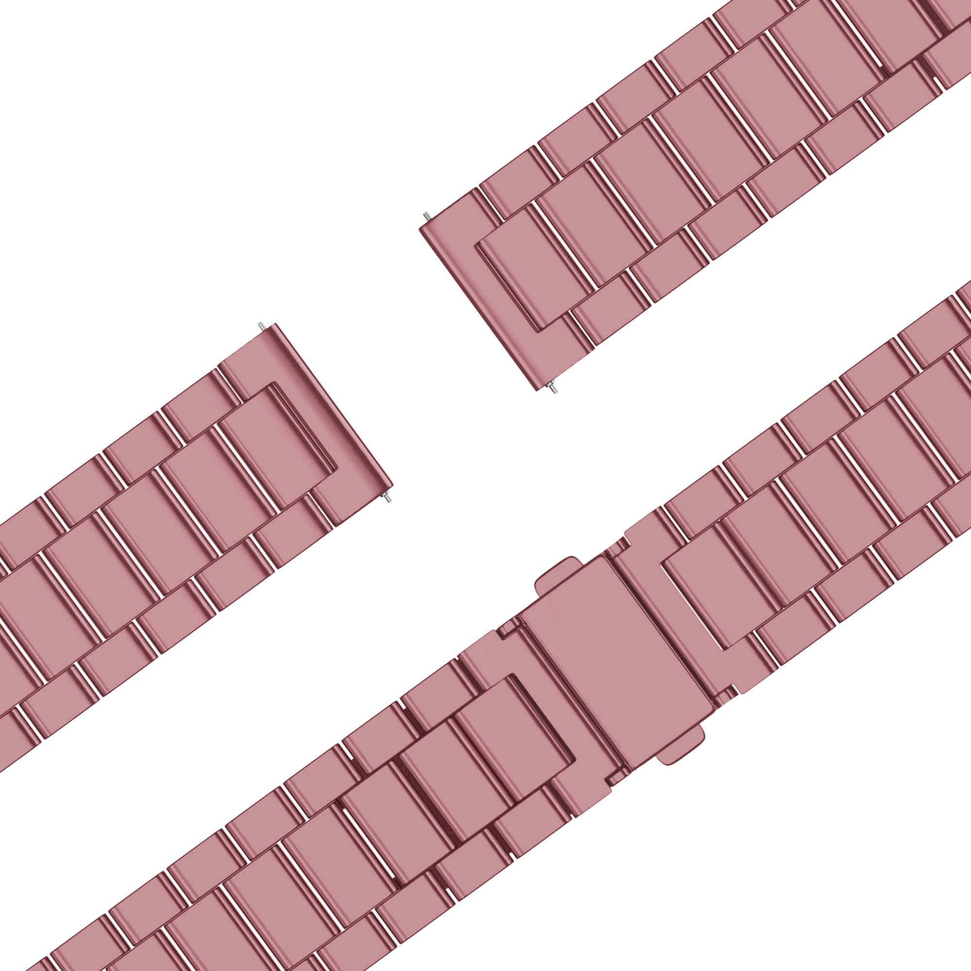 Bandz Bracelet acier 'Classic' Garmin Vivomove 3s (rose)