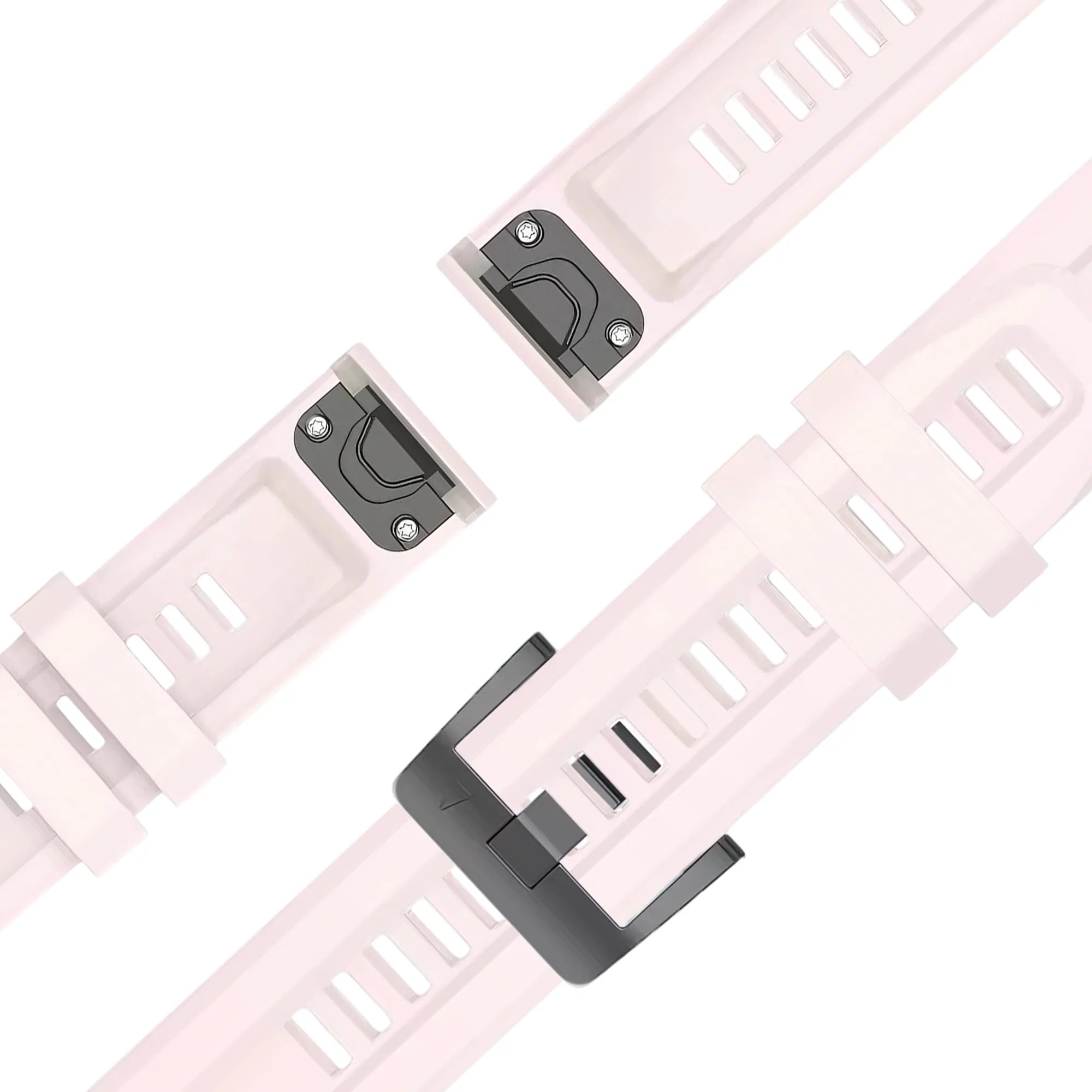 Bandz Bracelet silicone 'Classic' Garmin Fenix 7s (rose clair)
