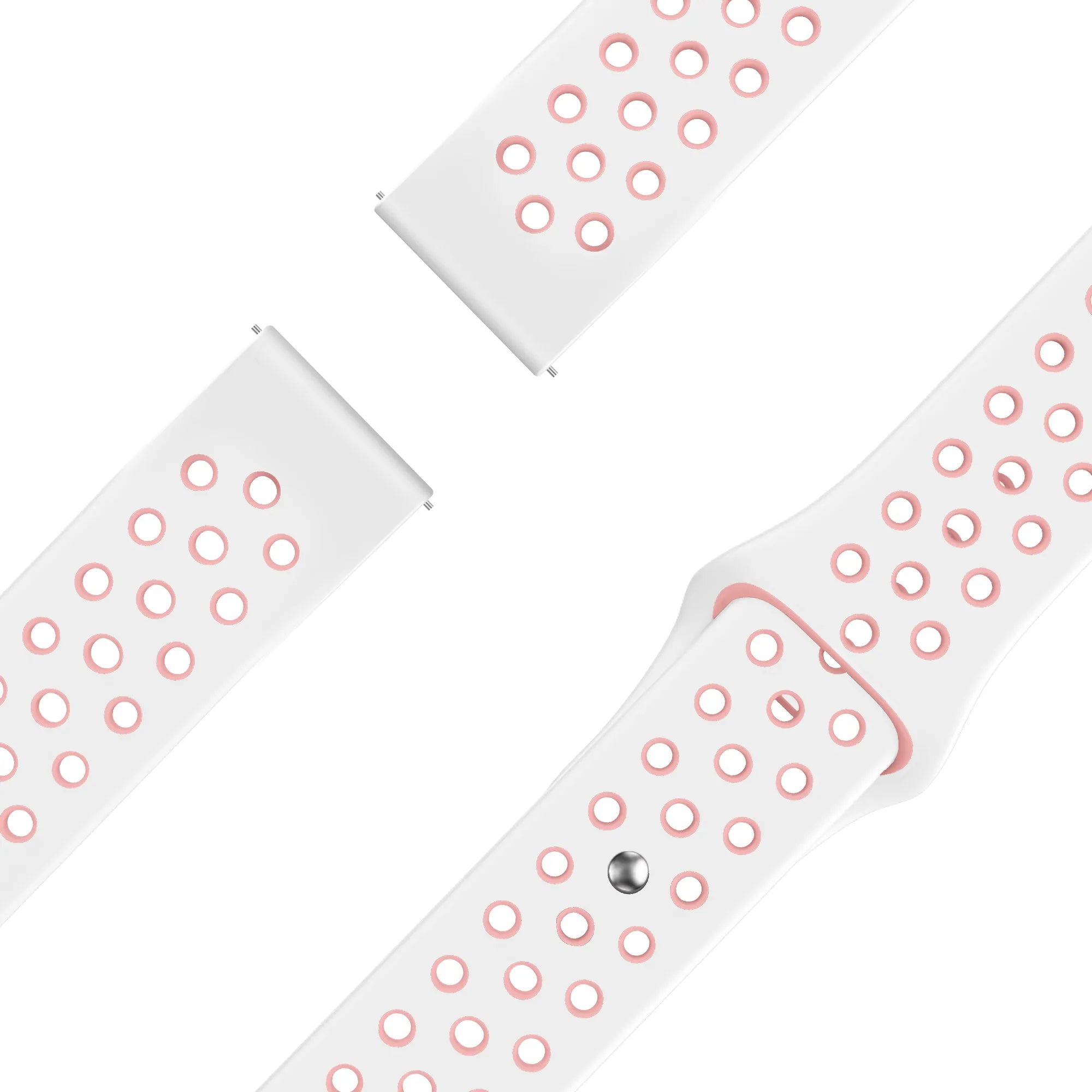 Bandz Garmin D2 Air X10 Sport Strap 'Deluxe' (White/Pink)
