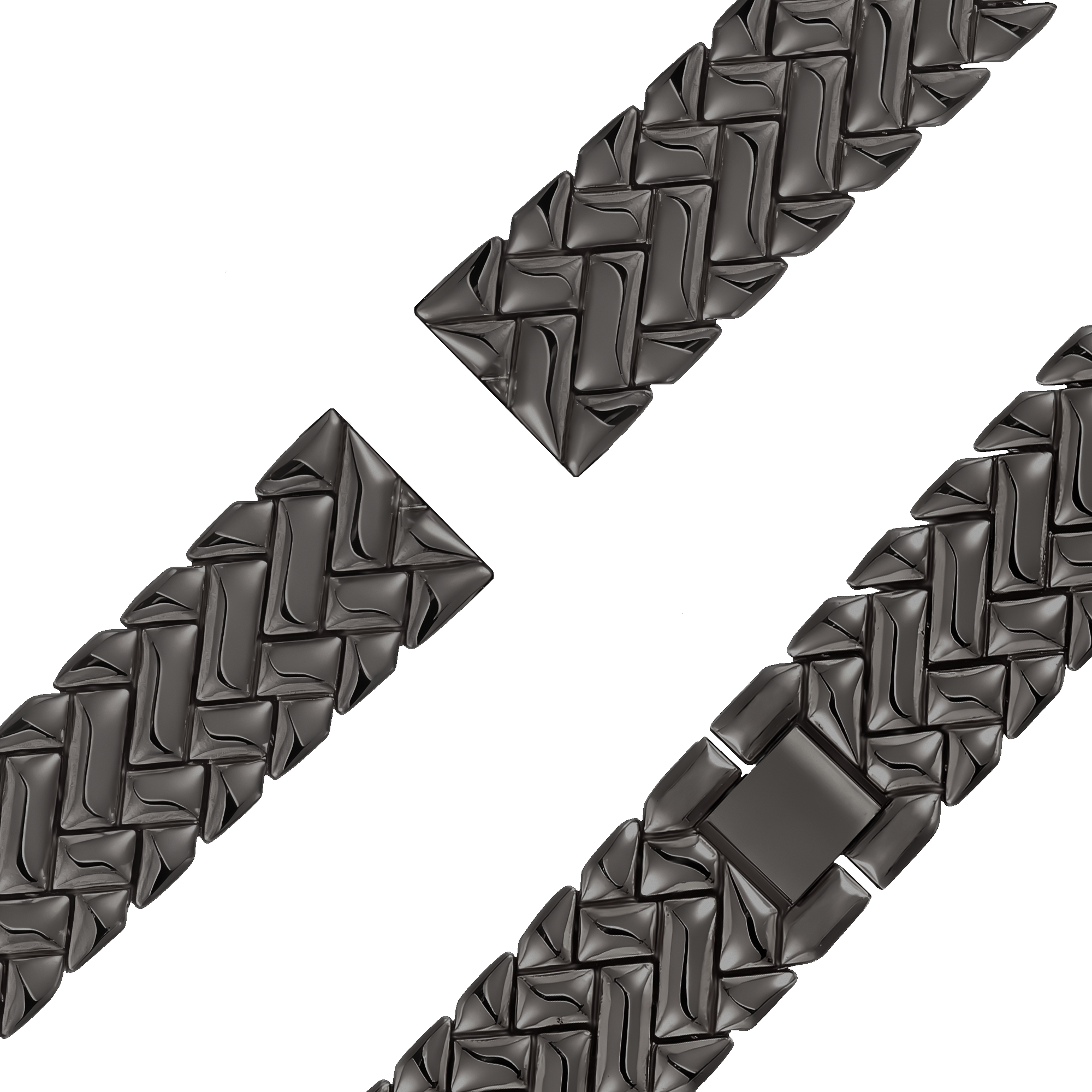 Bandz Bracelet metal 'V-Type' Withings Steel HR - 36mm (noir)