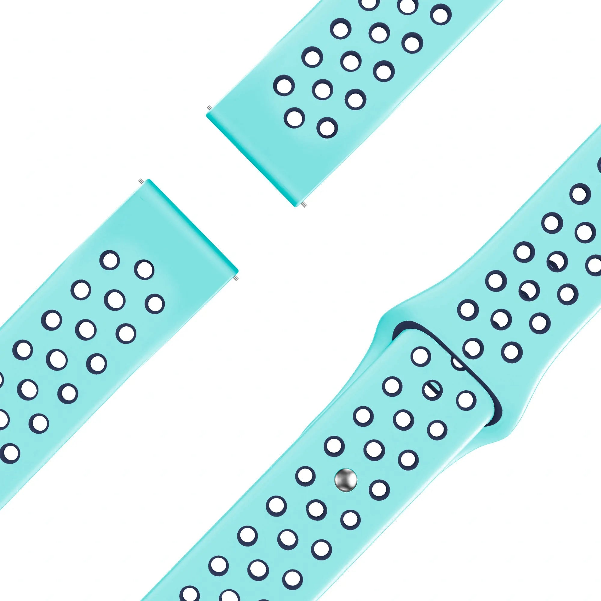 Bandz Garmin D2 Air X10 Sport Strap 'Deluxe' (Aqua/Blue)