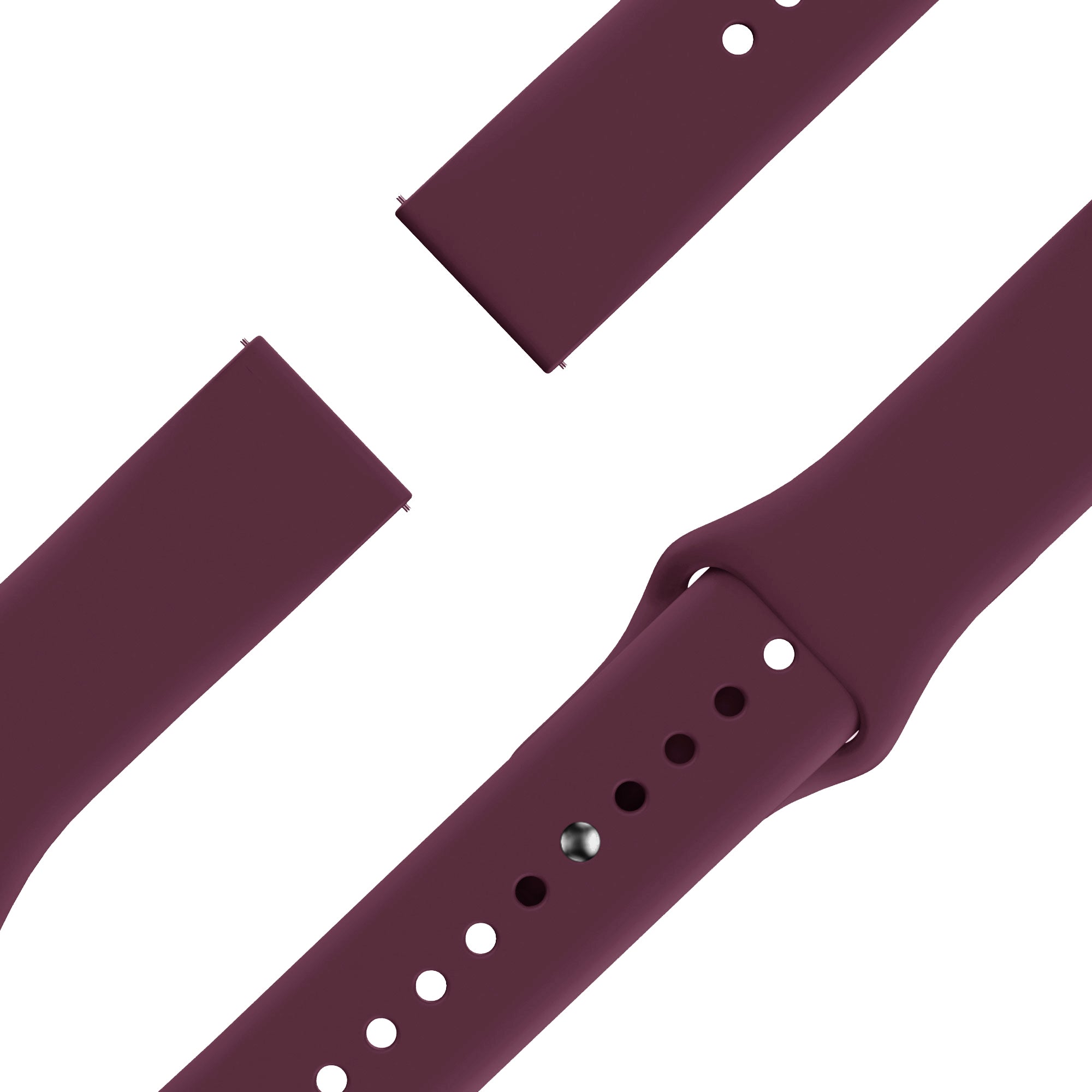 Bandz Bracelet sport 'Deluxe' Garmin Vivomove 3s (rouge)