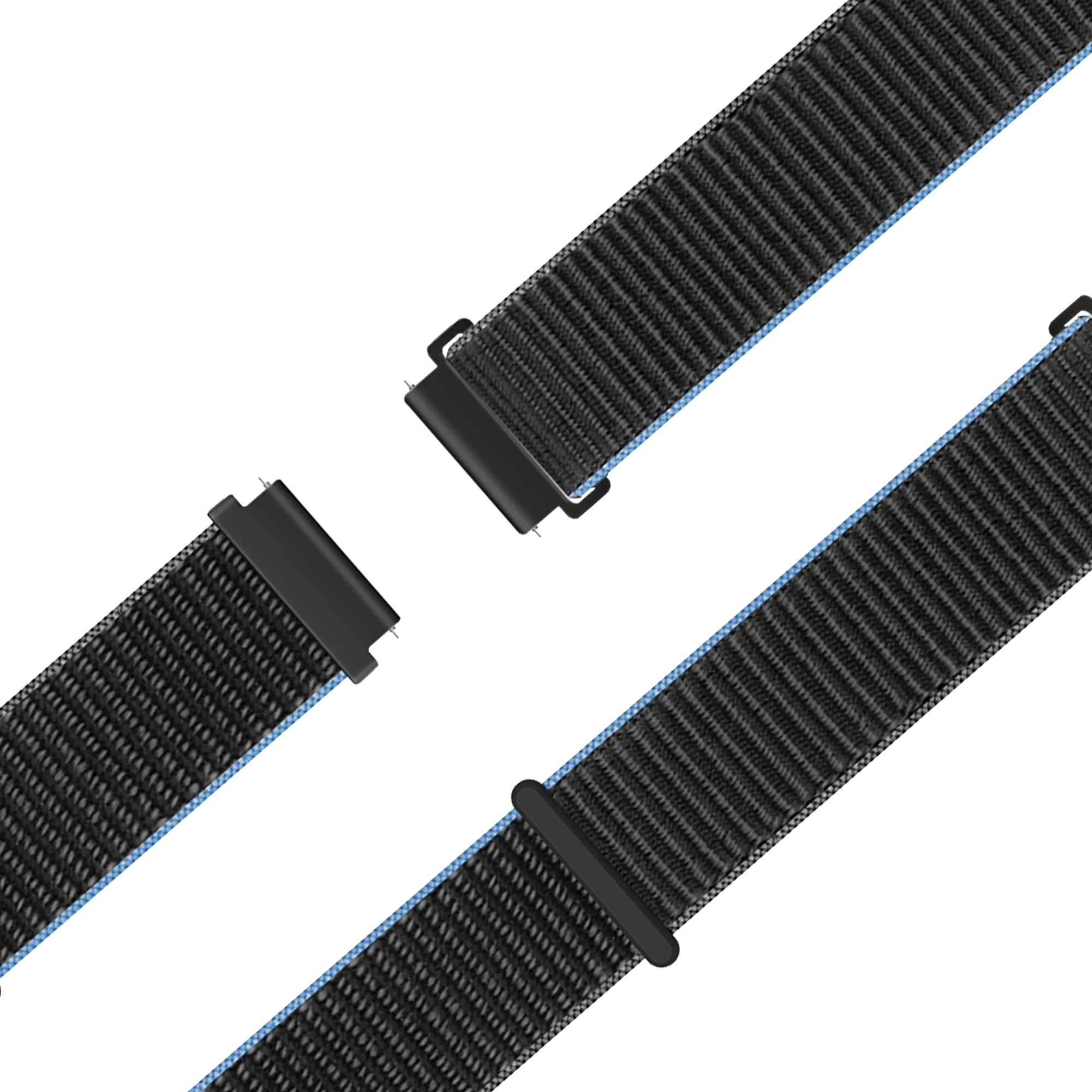 Bandz Garmin Forerunner 265 Nylon Loop Strap (Charcoal)
