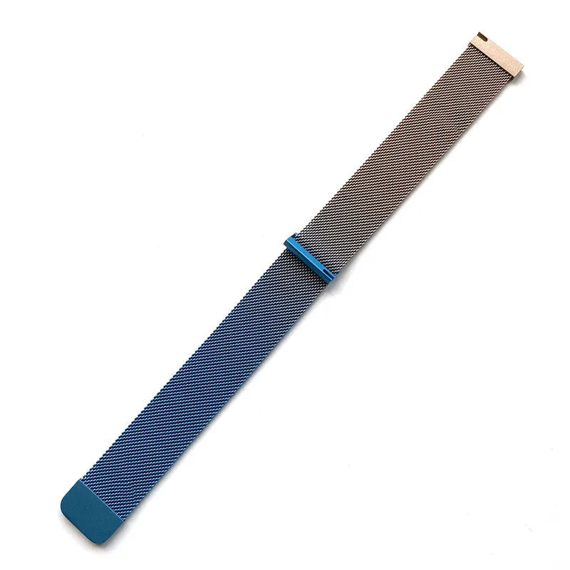 Bracelet milanais Huawei Watch GT 5 - 46mm (bleu/or)
