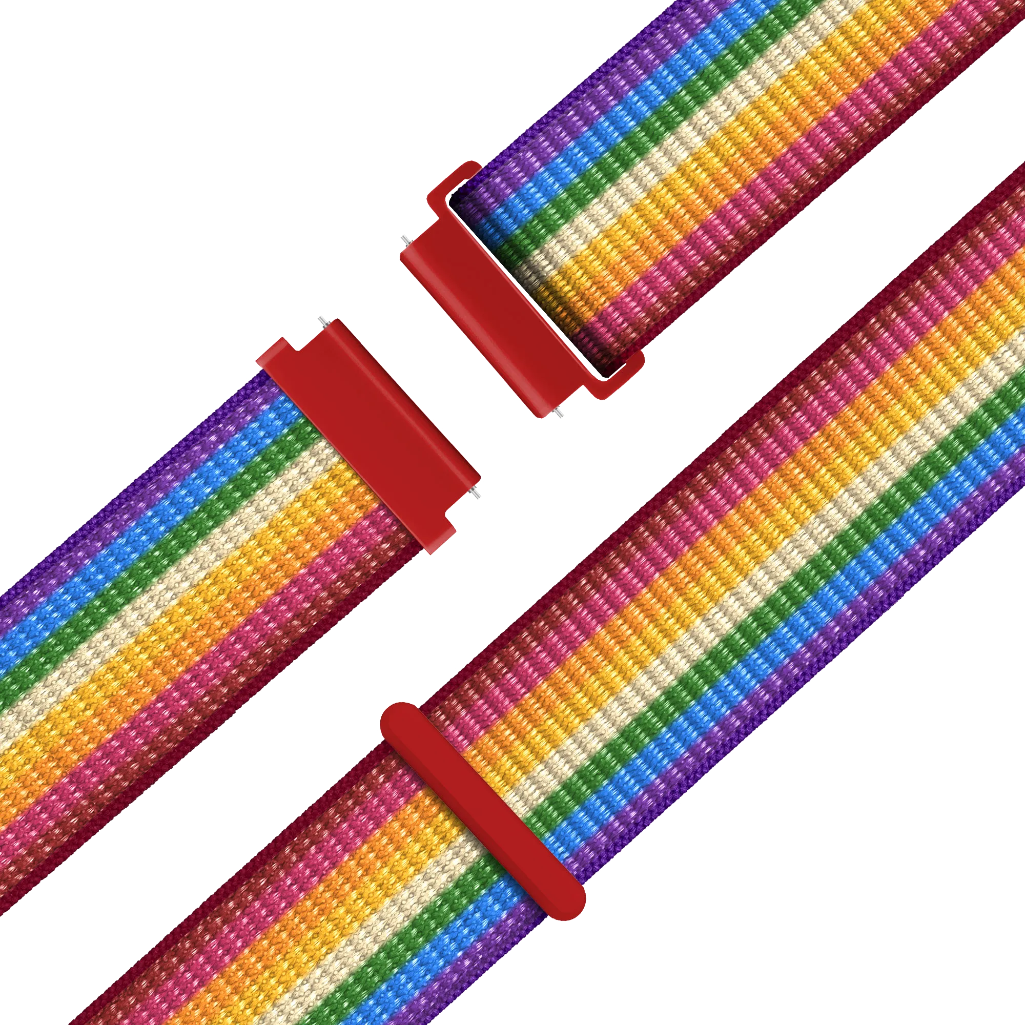 Bandz Bracelet nylon à boucle Garmin Forerunner 70 (arc-en-ciel)