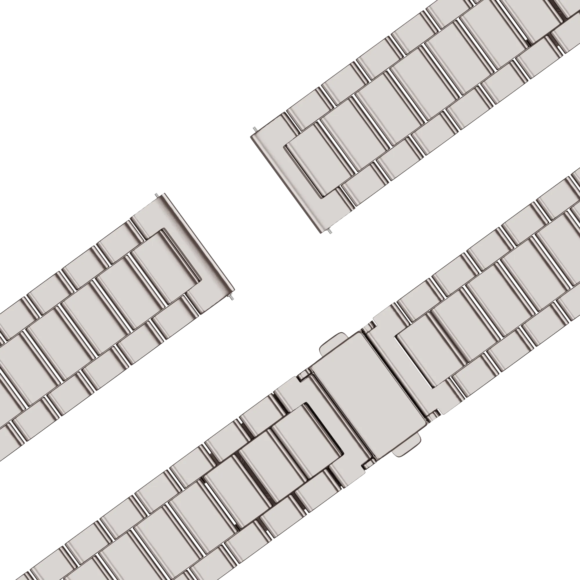 Bandz Bracelet acier 'Classic' Garmin Forerunner 70 (lumière stellaire)