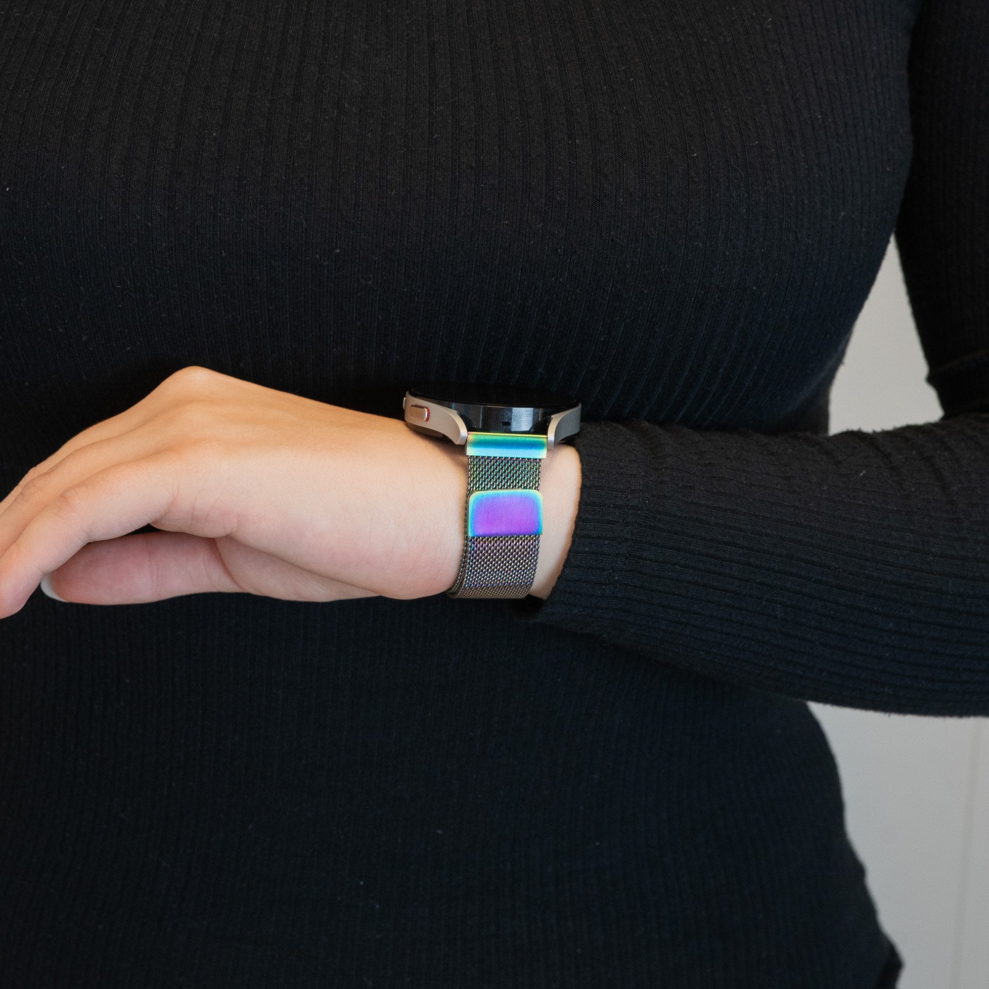 Bandz Bracelet milanais Loop Garmin Vivomove Luxe (arc-en-ciel)