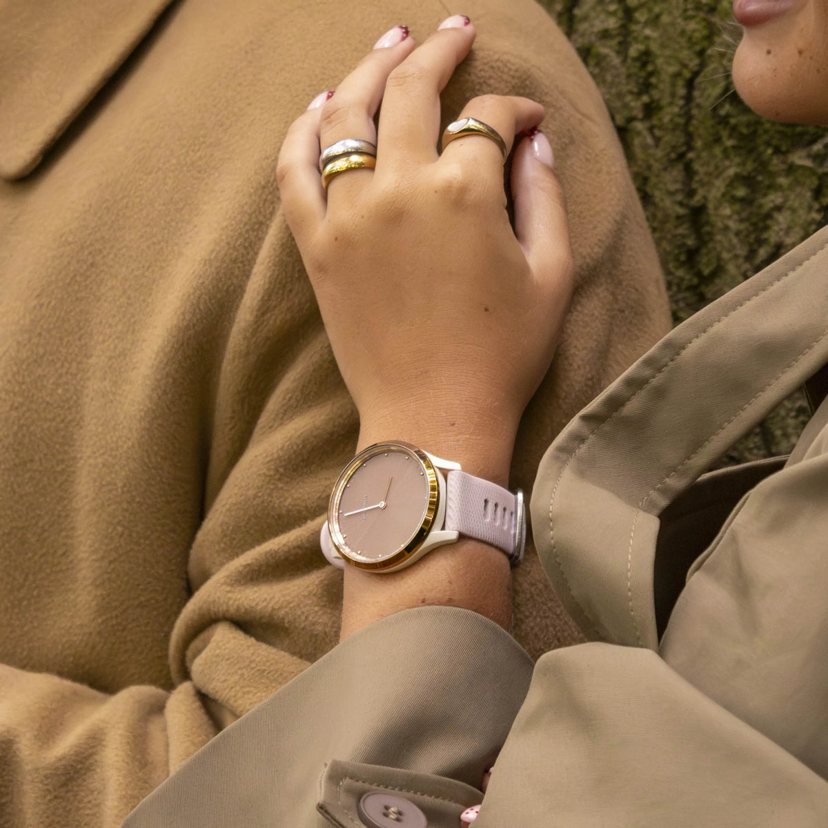 Silicone Strap, pink, lifestyle photo