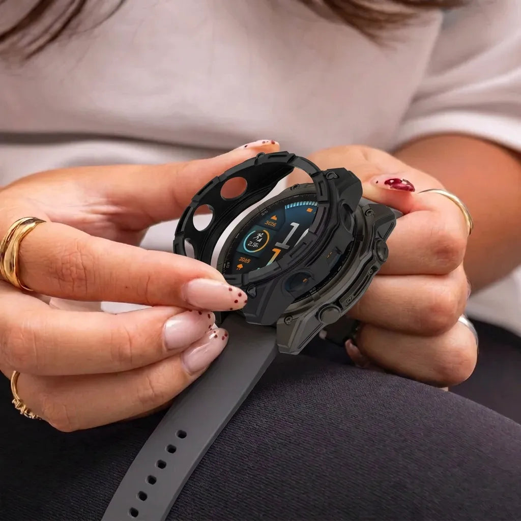 Coque TPU robuste Garmin Fenix 8 - 47mm AMOLED (noir)