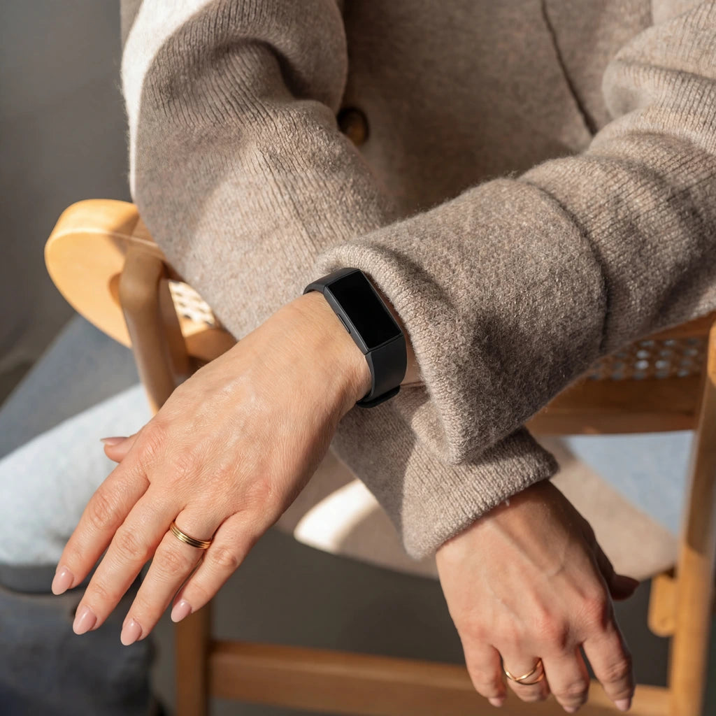 Bracelet silicone Fitbit Inspire (noir)
