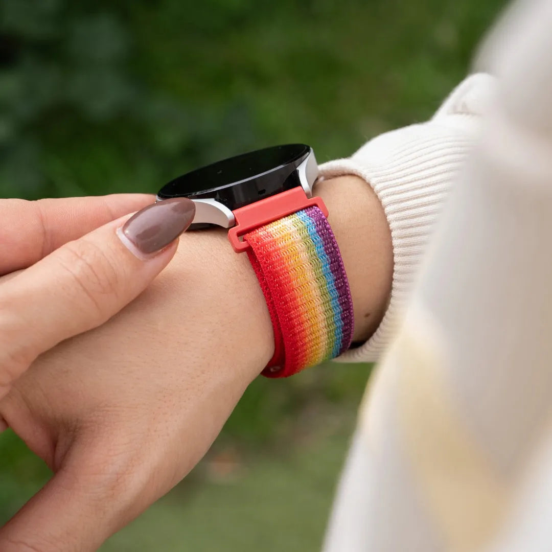 Bracelet nylon Coros Pace 3 (arc-en-ciel)