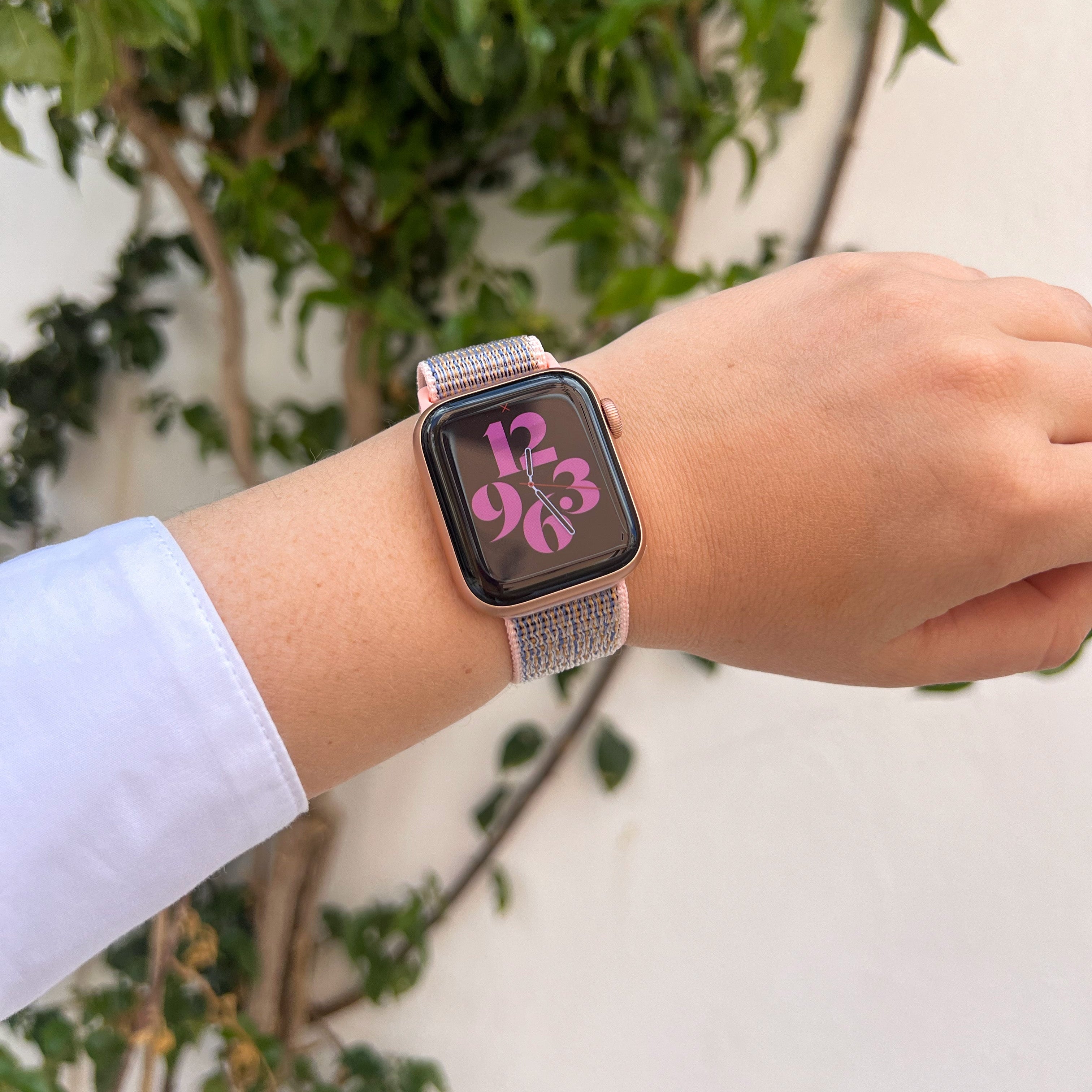 Apple Watch Ultra Nylon Strap (Soft Pink)