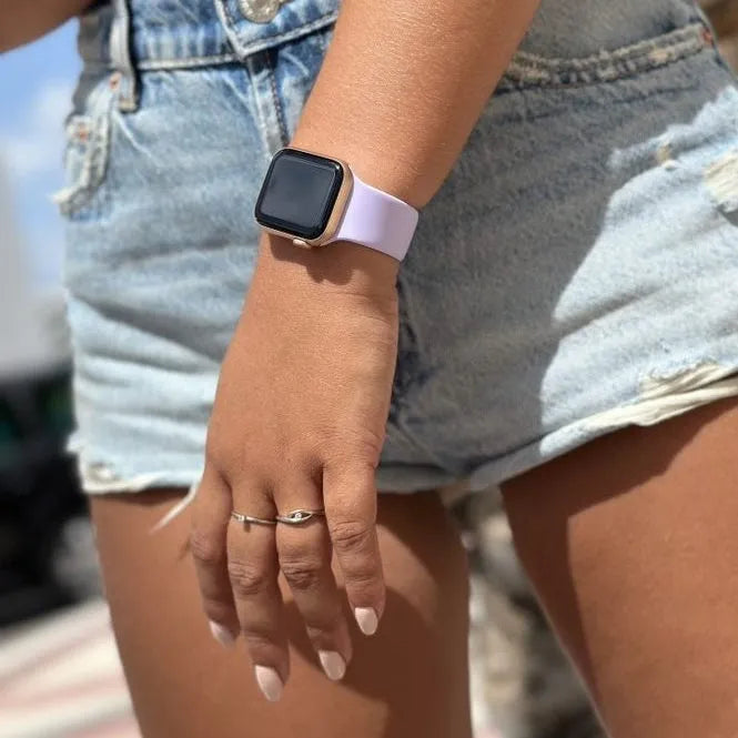 Bracelet silicone xoxo Wildhearts Apple Watch (lilas)