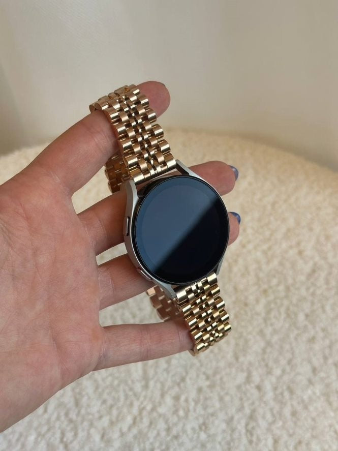 Bracelet acier xoxo Wildhearts Samsung Galaxy Watch Active (rose/doré)
