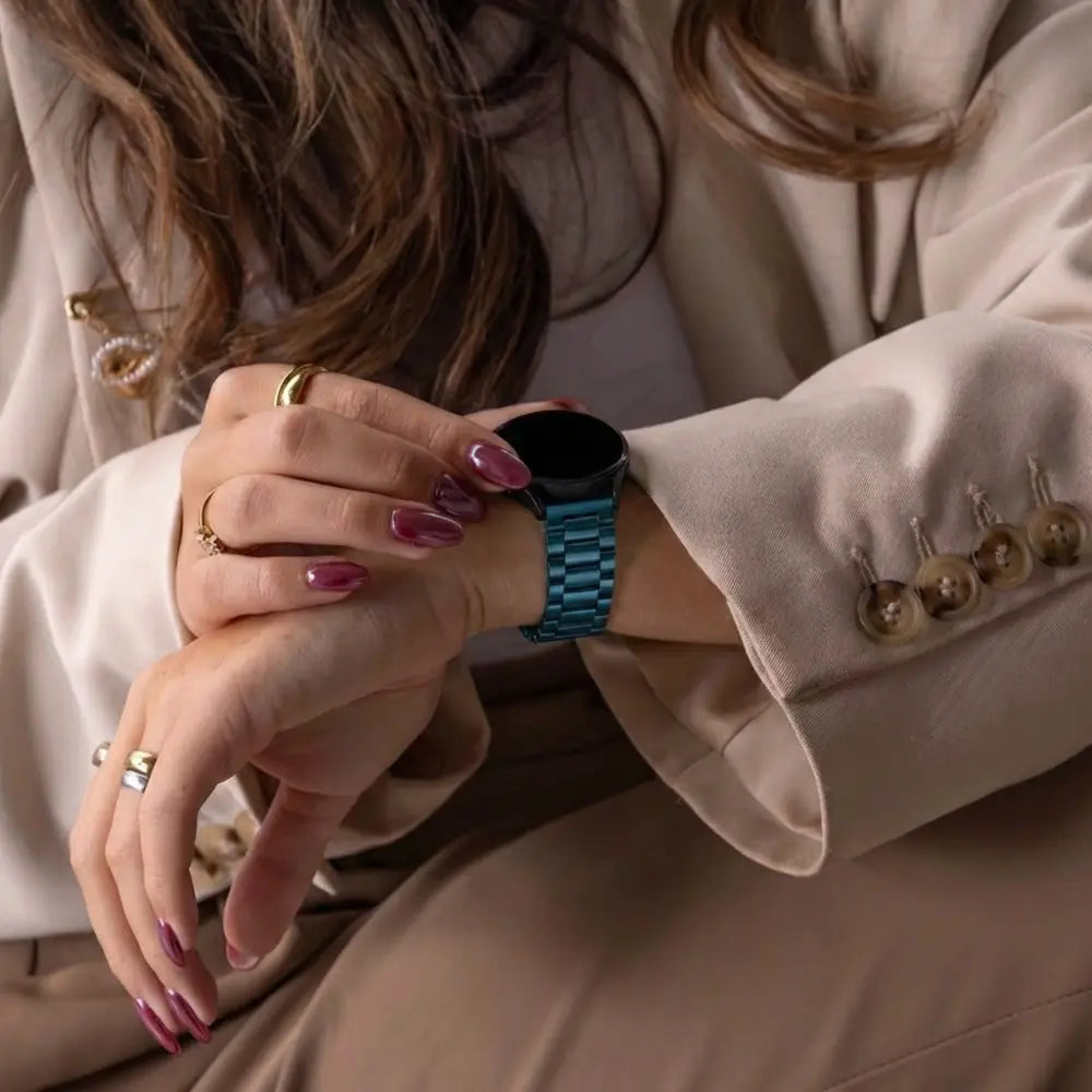 Bracelet acier Samsung Galaxy Watch 5 - 40mm (vert foncé)