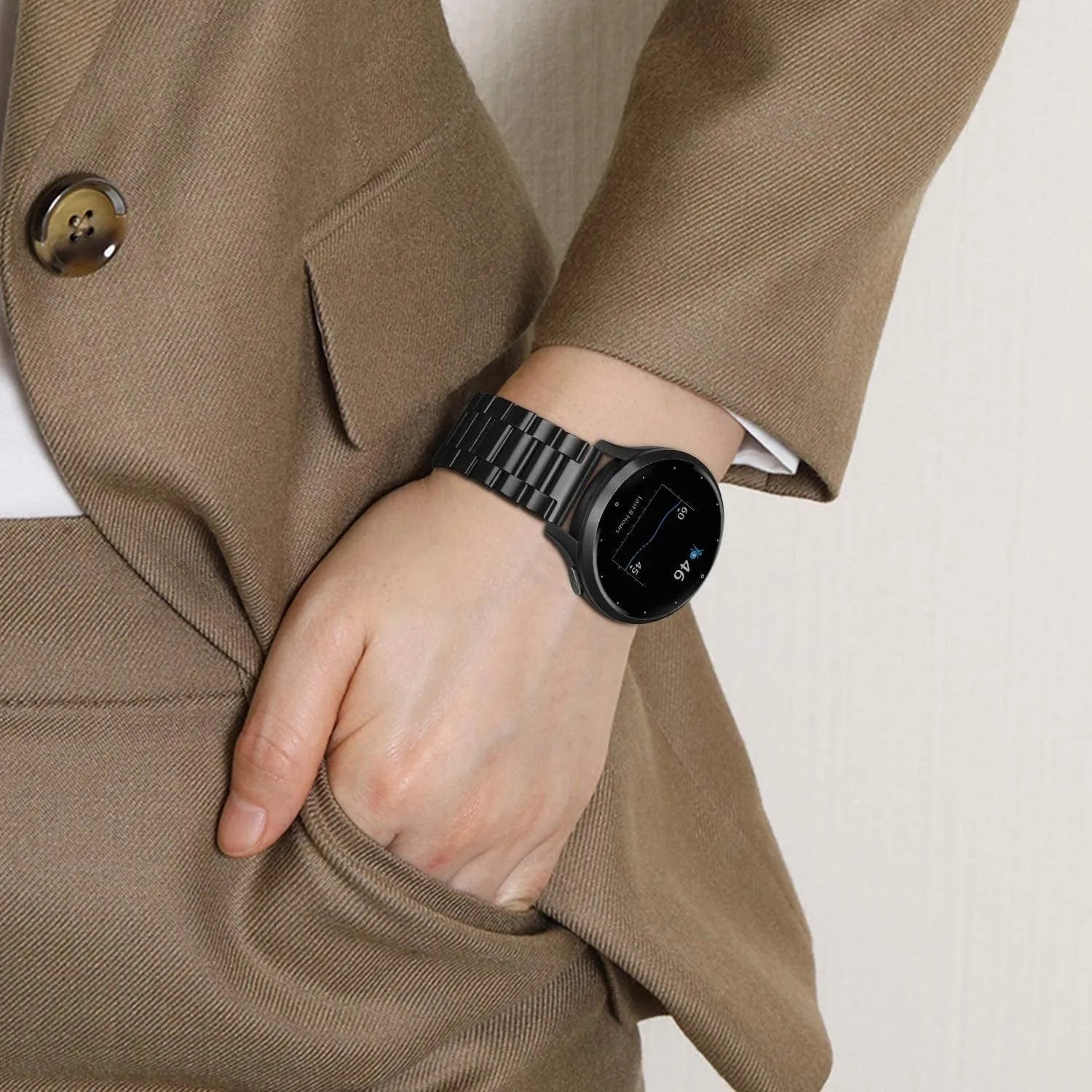 Polar Vantage M Steel Strap (Black)