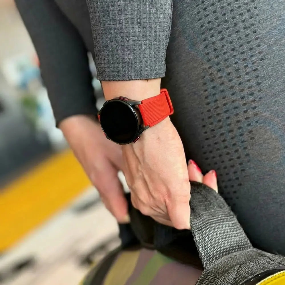 Bracelet silicone Samsung Galaxy Watch 7 - 40mm (rouge)