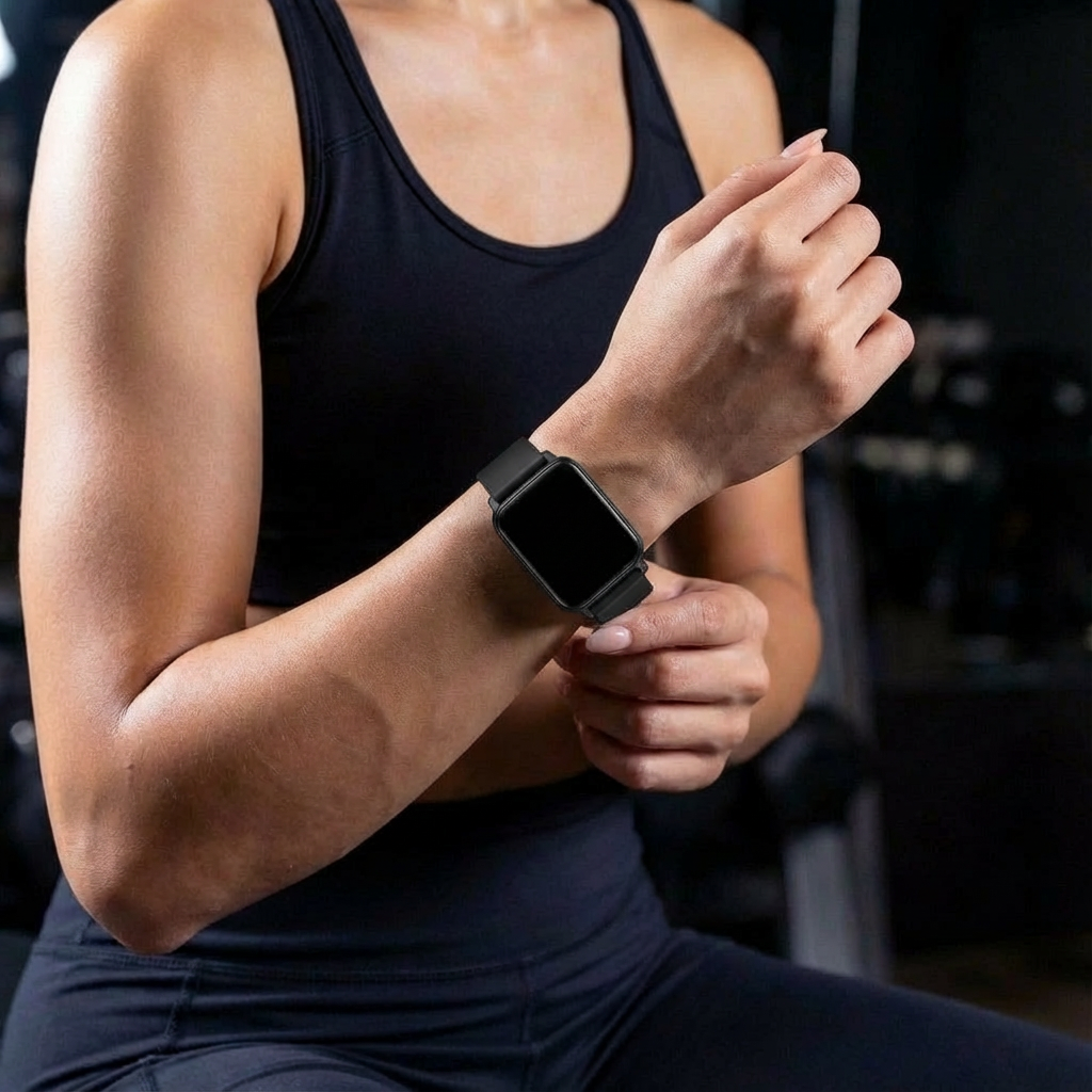 Bracelet silicone Xiaomi Smart Band 7 Pro (noir)