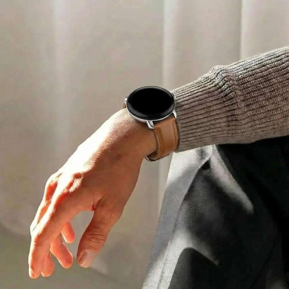 Bracelet cuir Google Pixel Watch 3 - 41mm (brun)