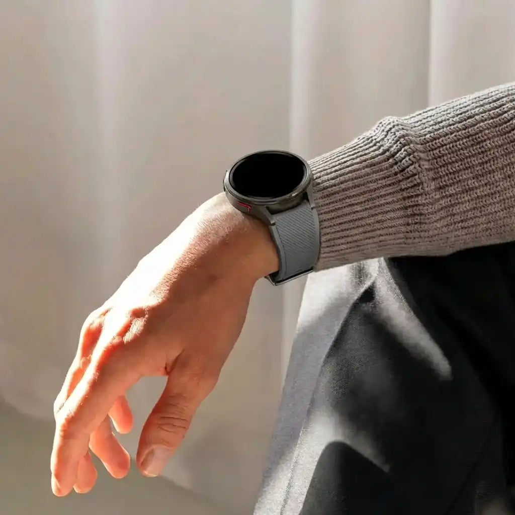 Bracelet silicone Samsung Galaxy Watch 7 - 40mm (gris)