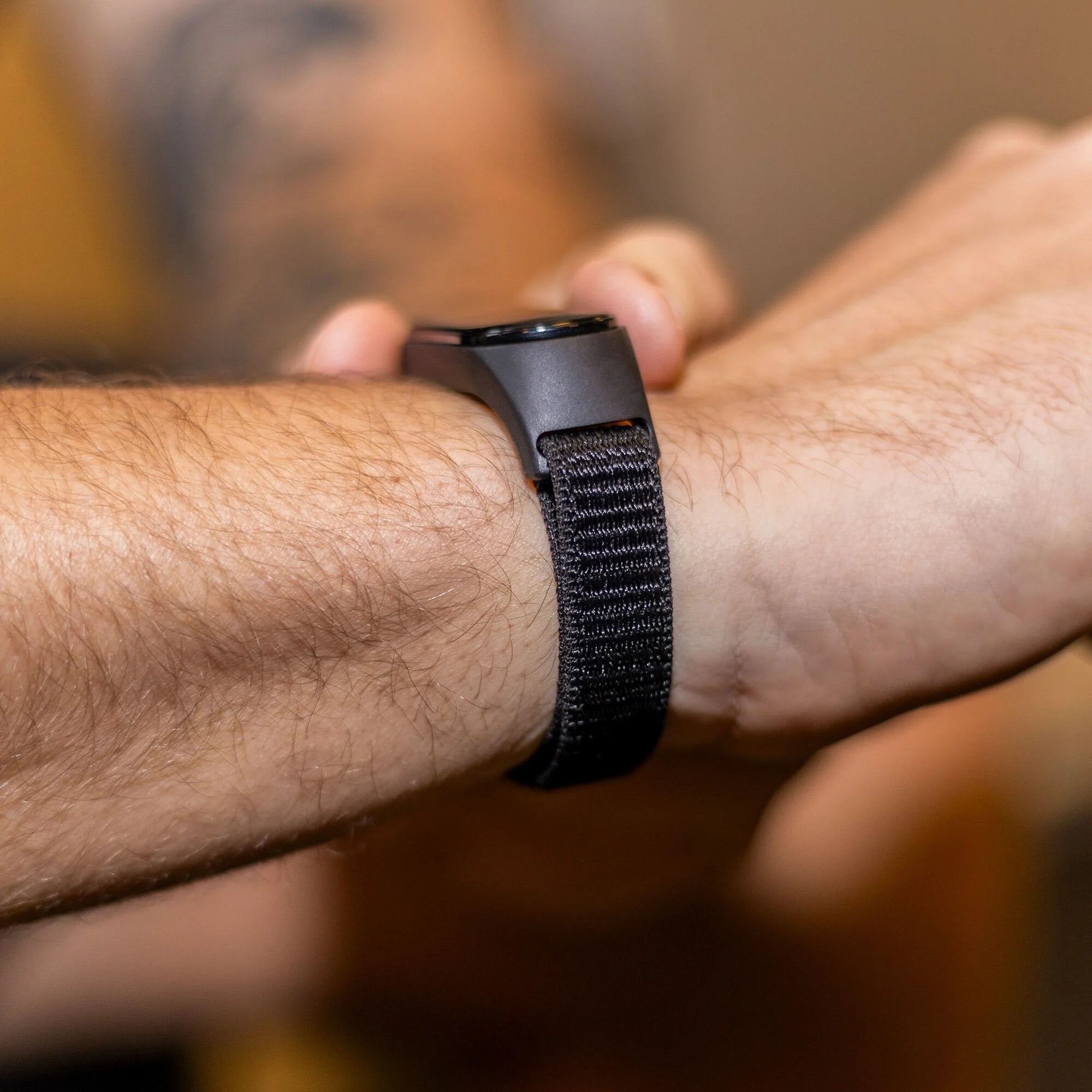 Bracelet nylon Xiaomi Mi Band 7 (noir)
