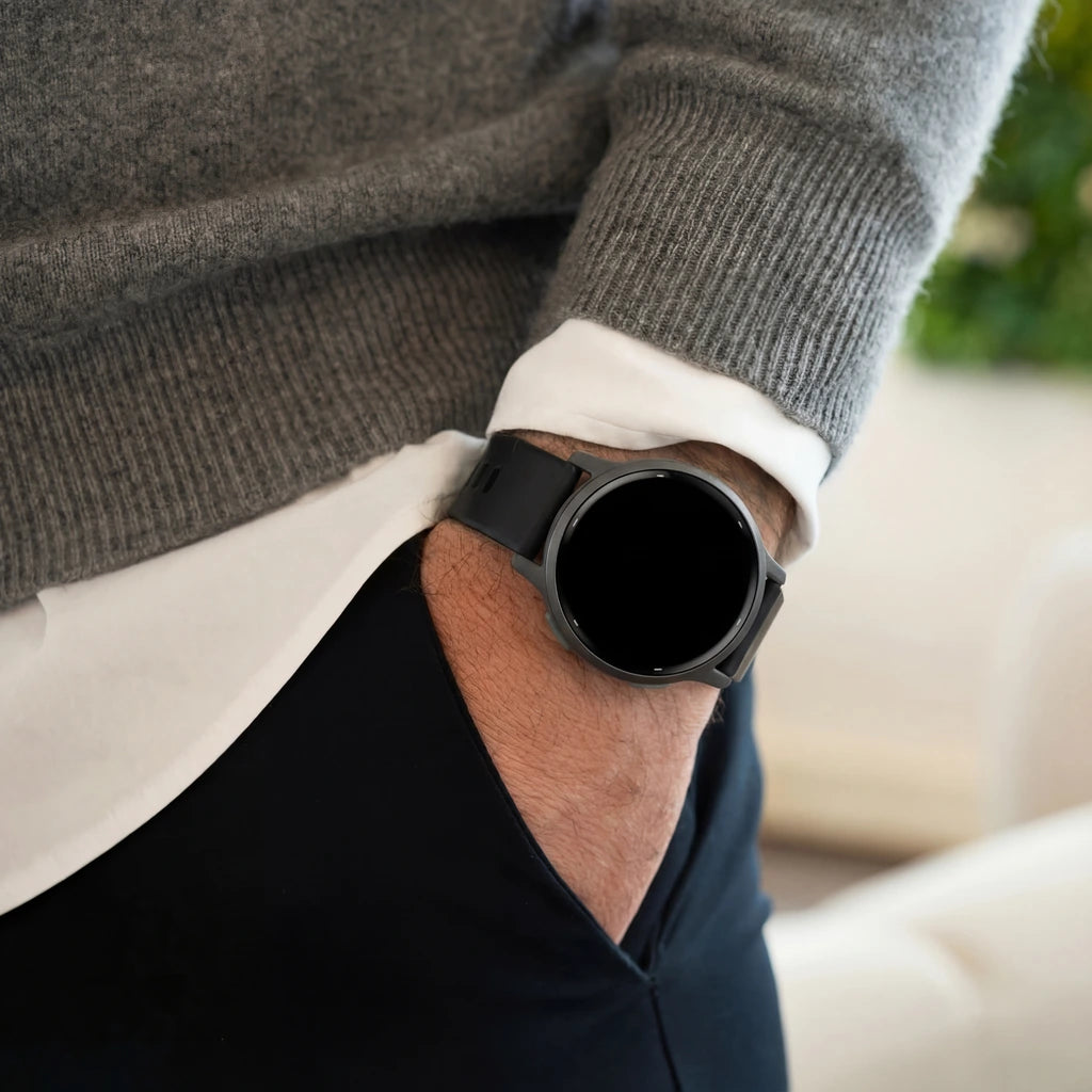 Bracelet silicone classique Garmin Vivoactive 6 (noir)