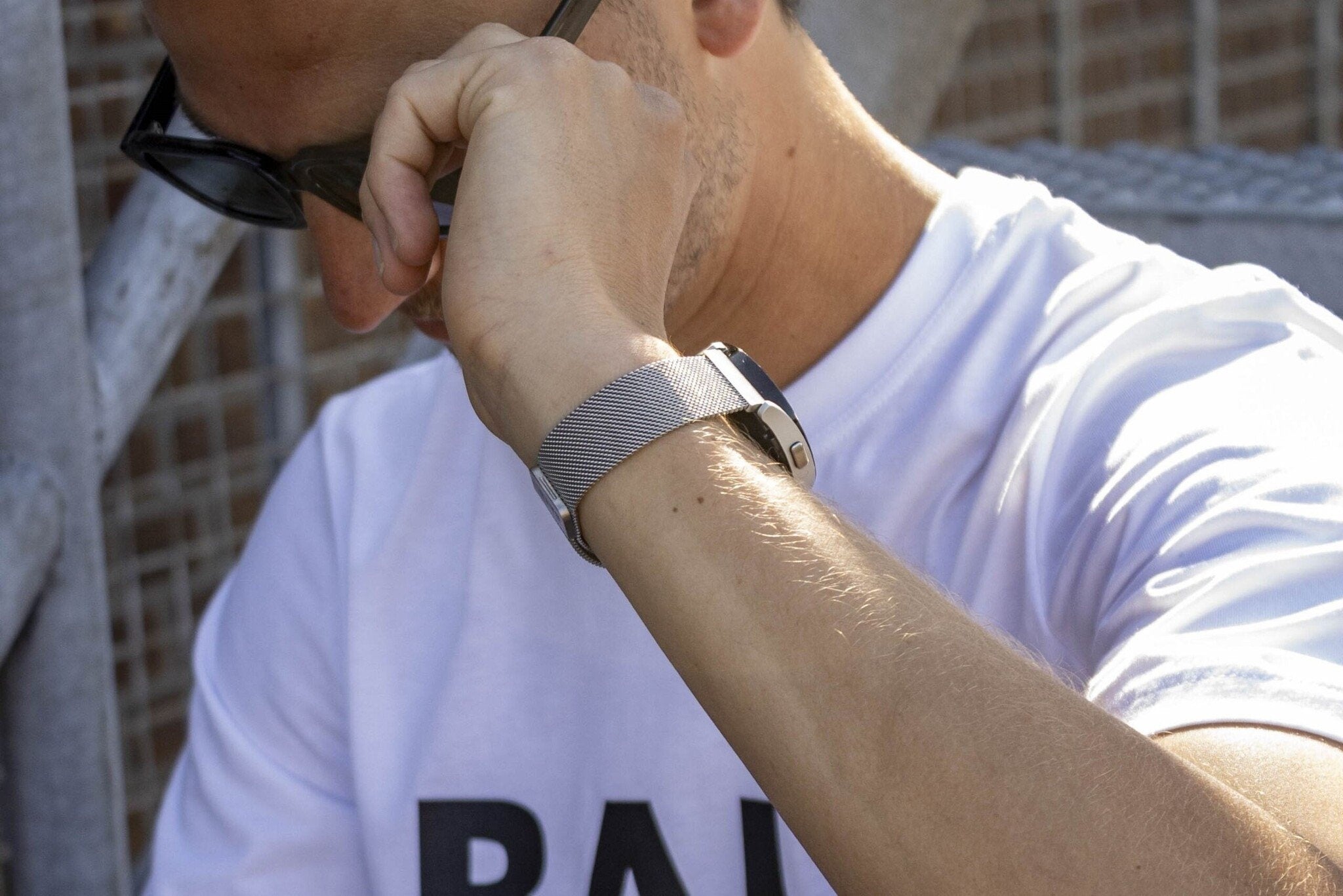 BALR Bracelet milanais Xiaomi Amazfit Bip (argent)