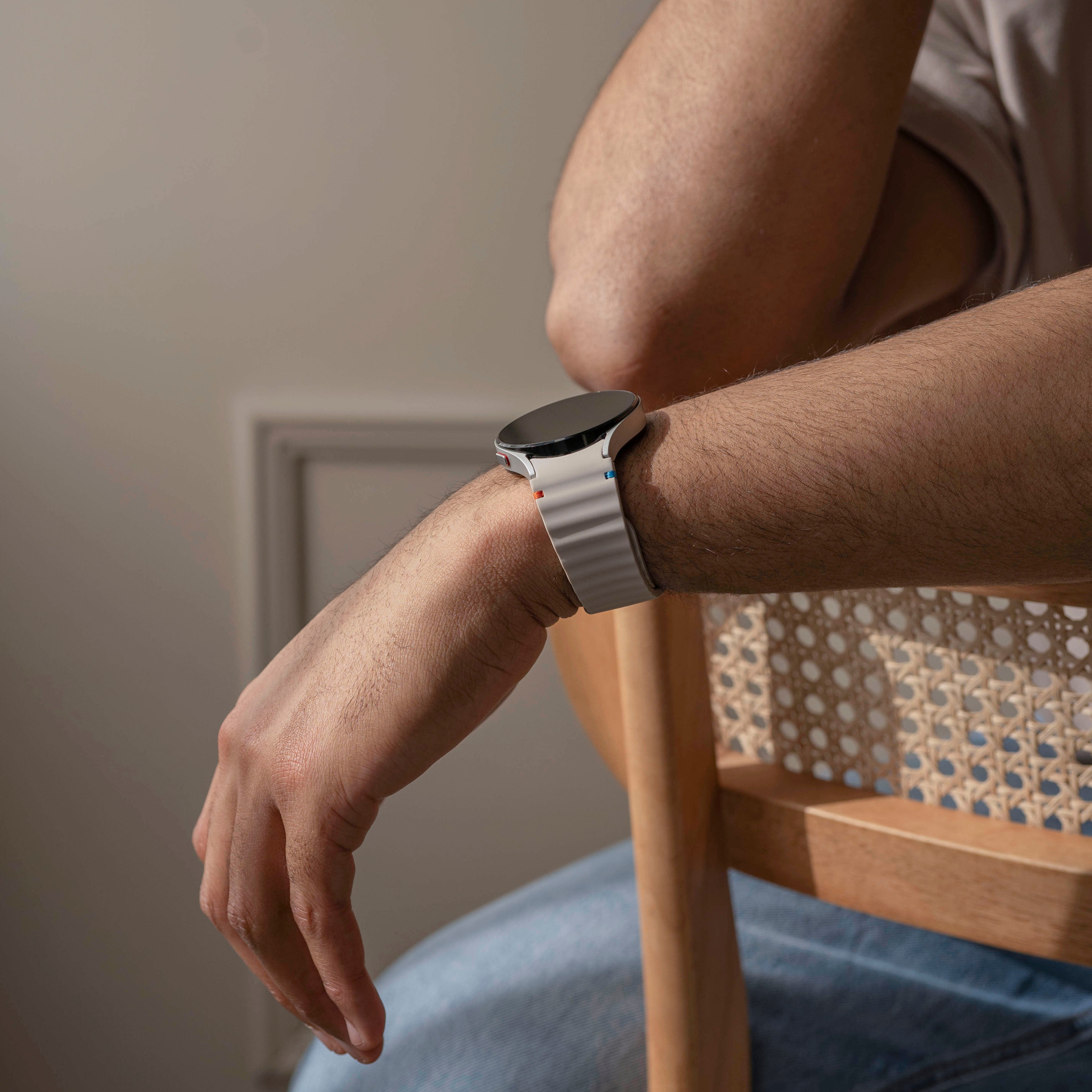 Bracelet Wave Samsung Galaxy Watch 5 44mm (lumière stellaire)