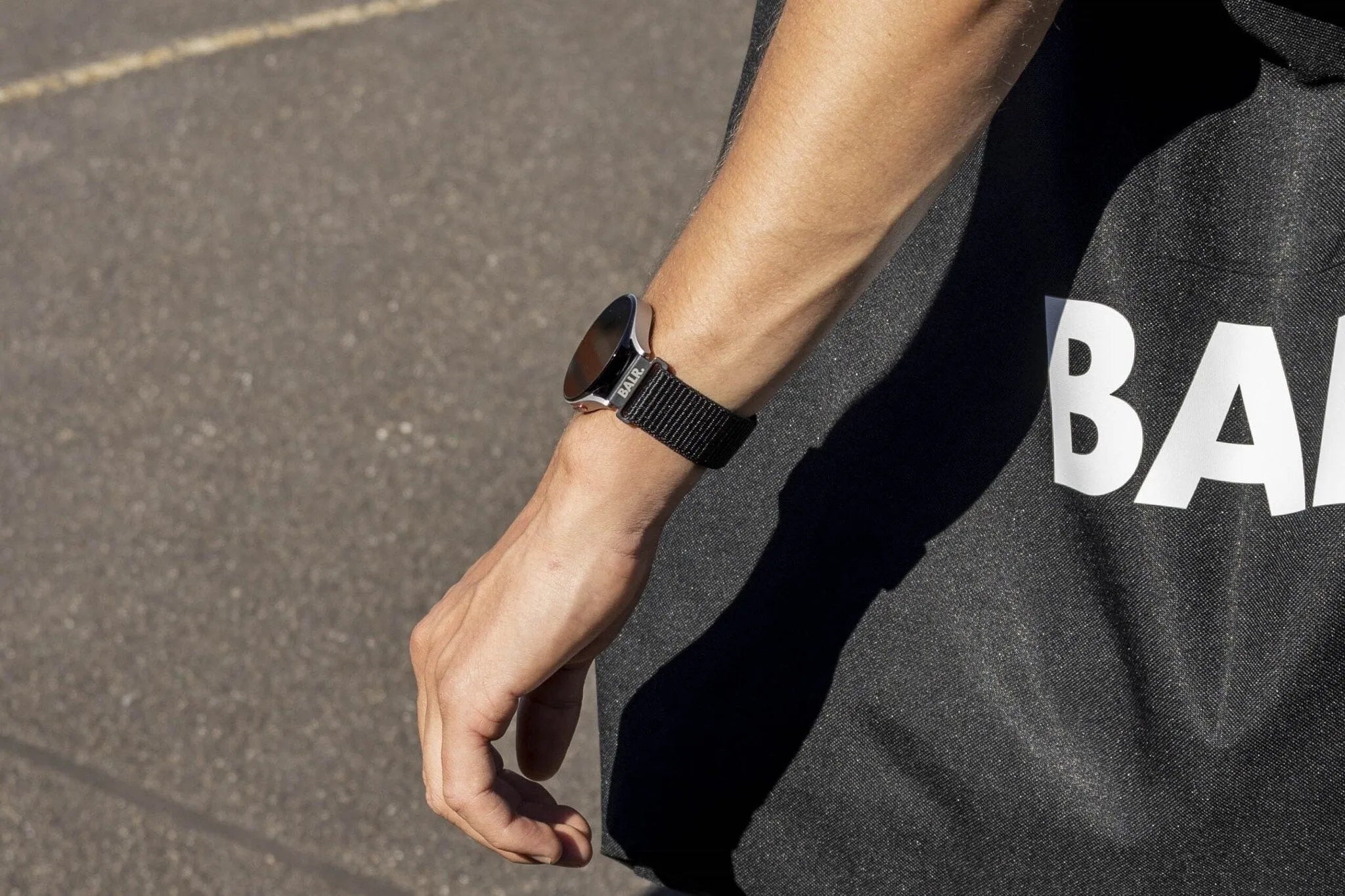 BALR Bracelet nylon Polar Pacer (noir)