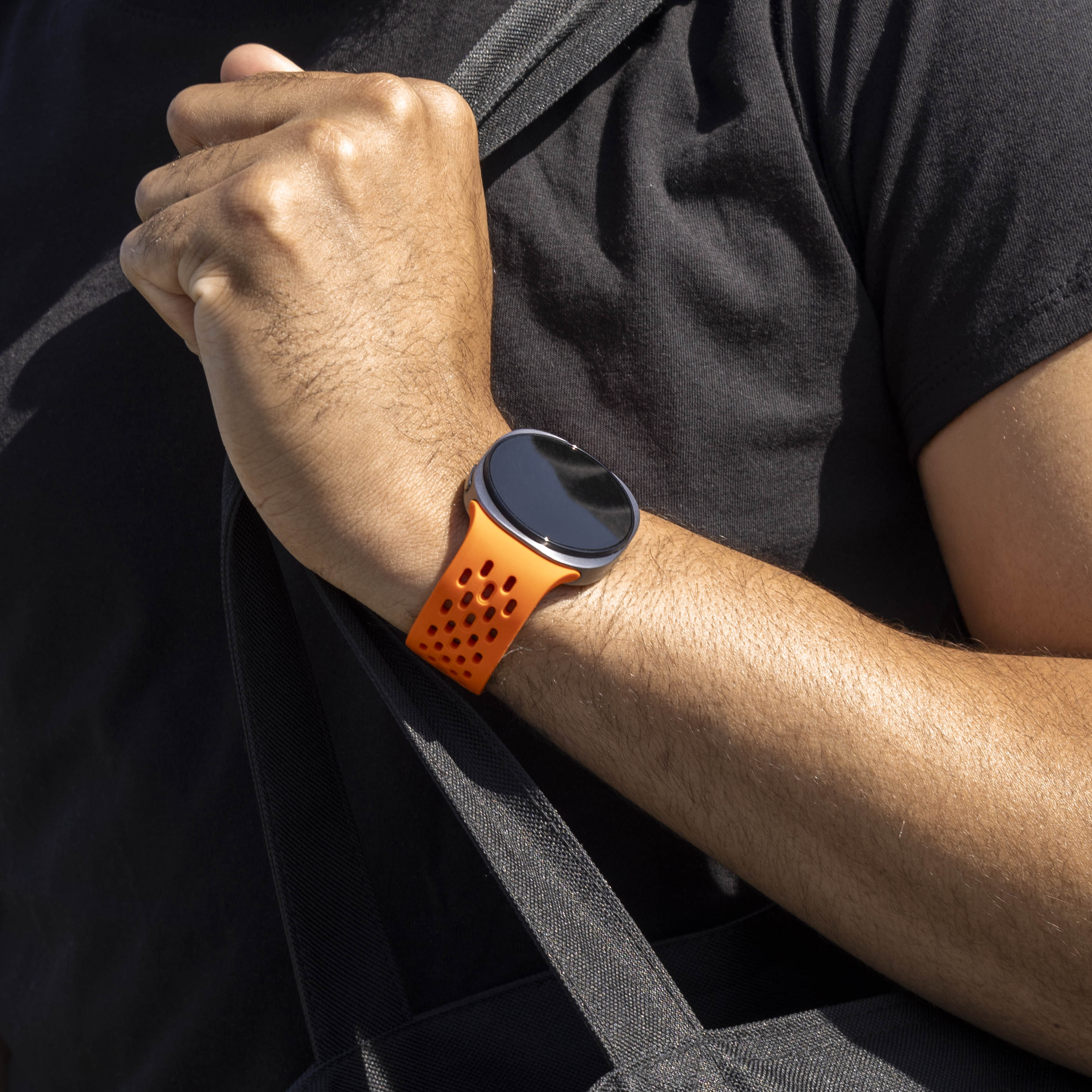 Bracelet air silicone Samsung Galaxy Watch 9 - 44mm (orange)