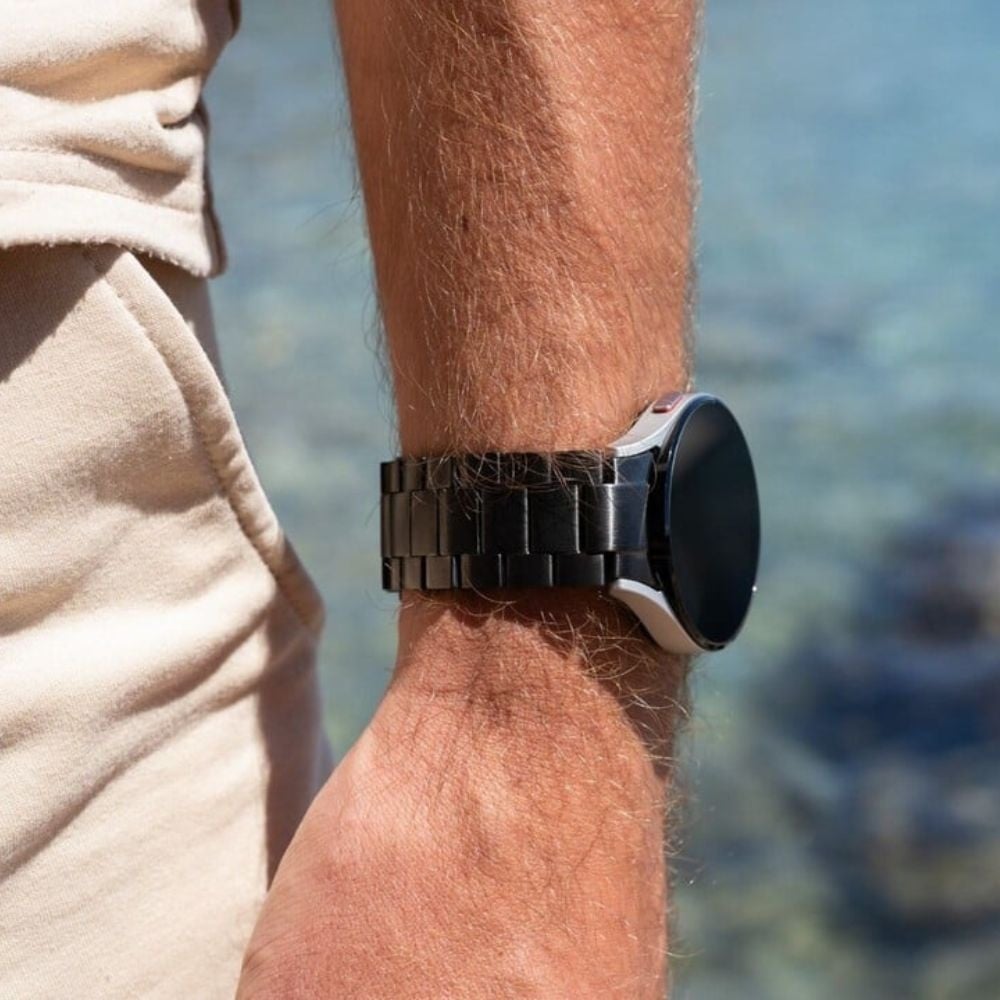 Bracelet titane Samsung Galaxy Watch 6 Classic 43mm (noir)
