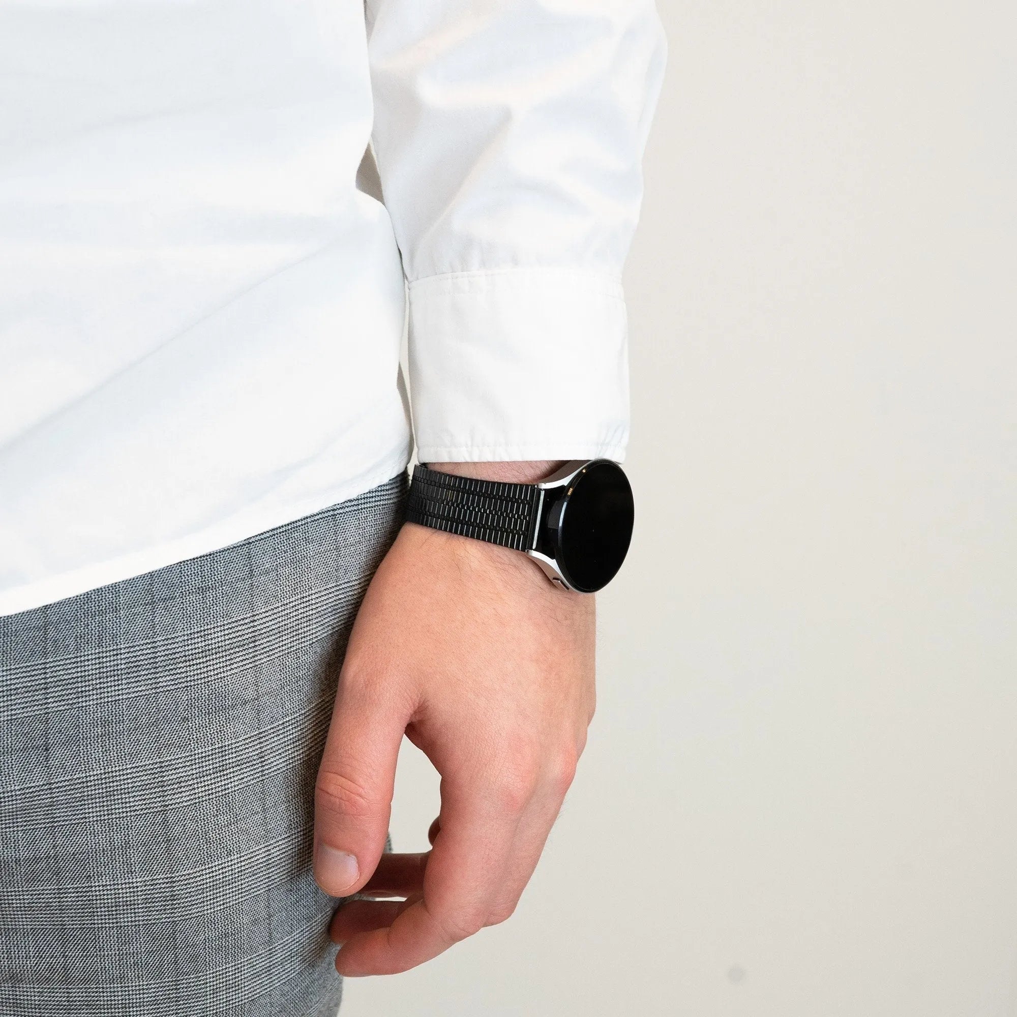 Bandz Bracelet acier réglable Suunto Vertical (noir)