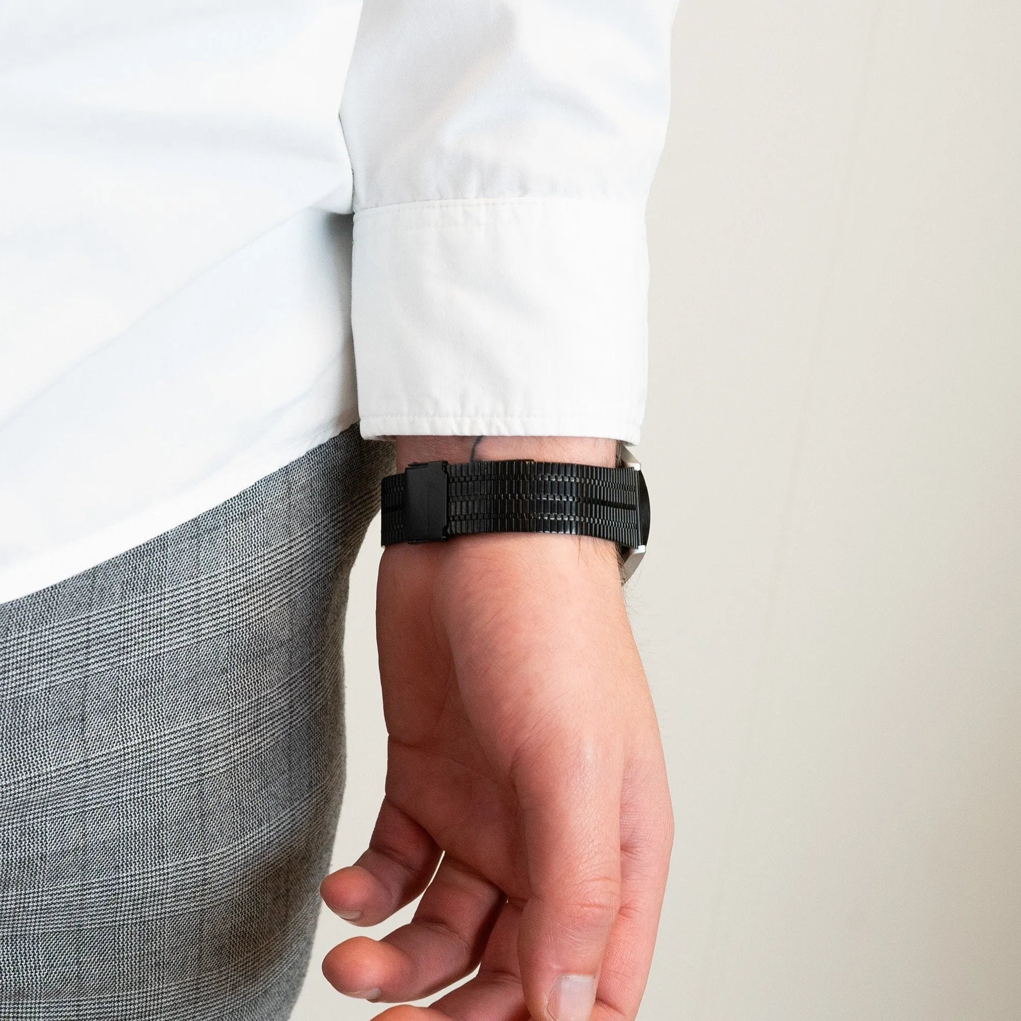Bandz Bracelet acier réglable Suunto 5 Peak (noir)