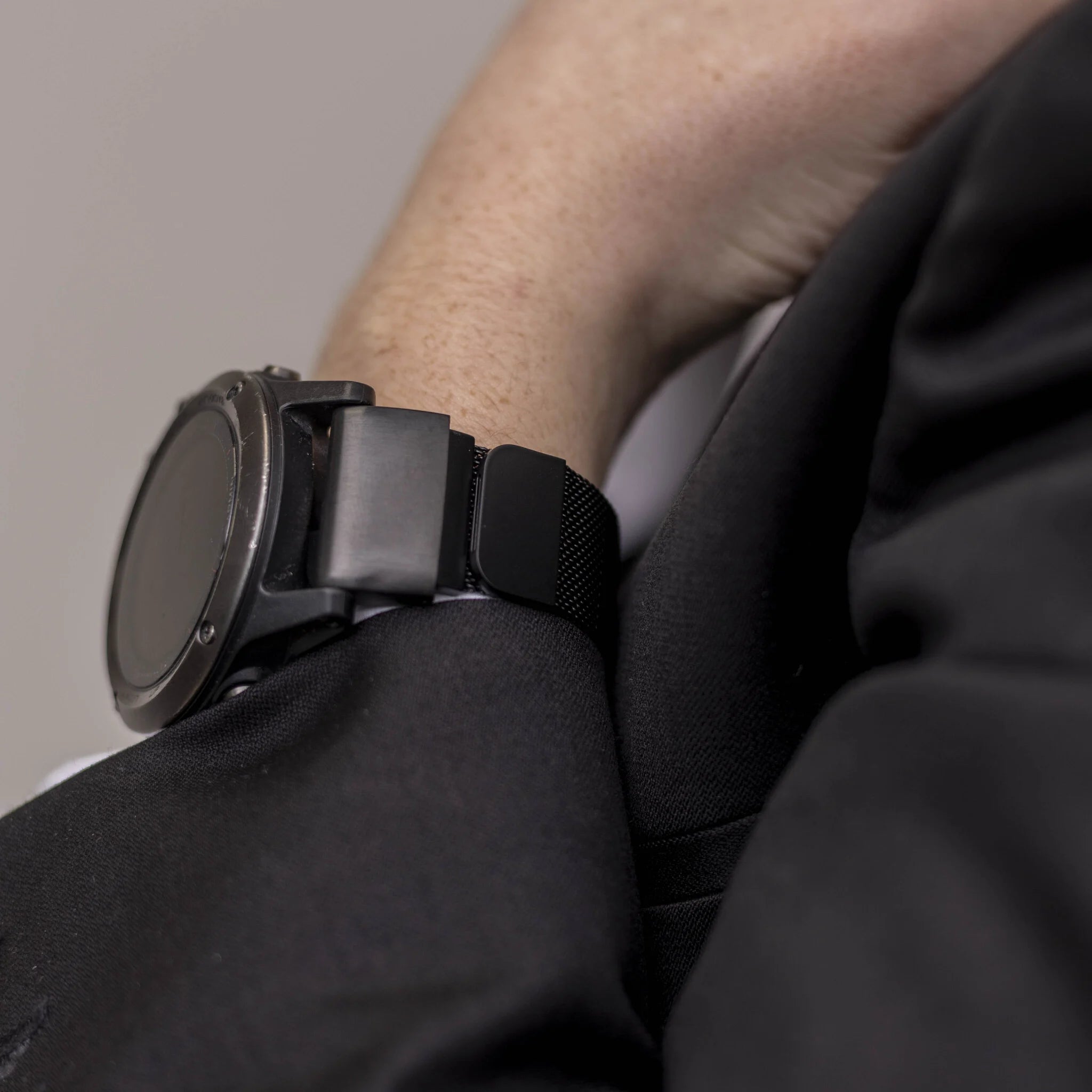 Bracelet Milanais Garmin Fenix 7 (noir)